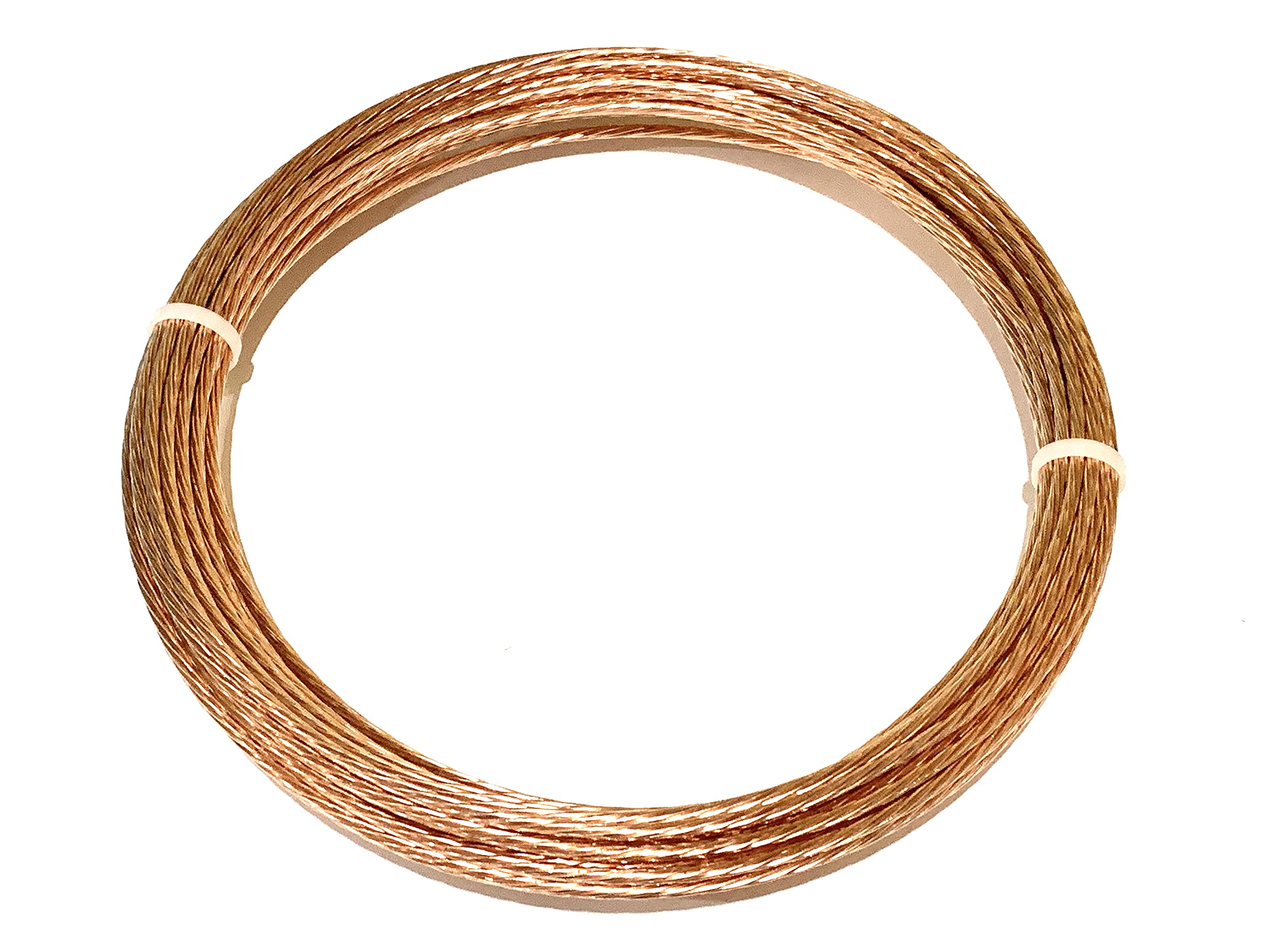 4 AWG Bare Copper Ground Wire - Soft Annealed Stranded for AC/DC Applications | 200A Service (100 FT) | Perfect for Pool, Spa, Generator, Heating, Cooling Systems & DIY Arts Crafts Projects