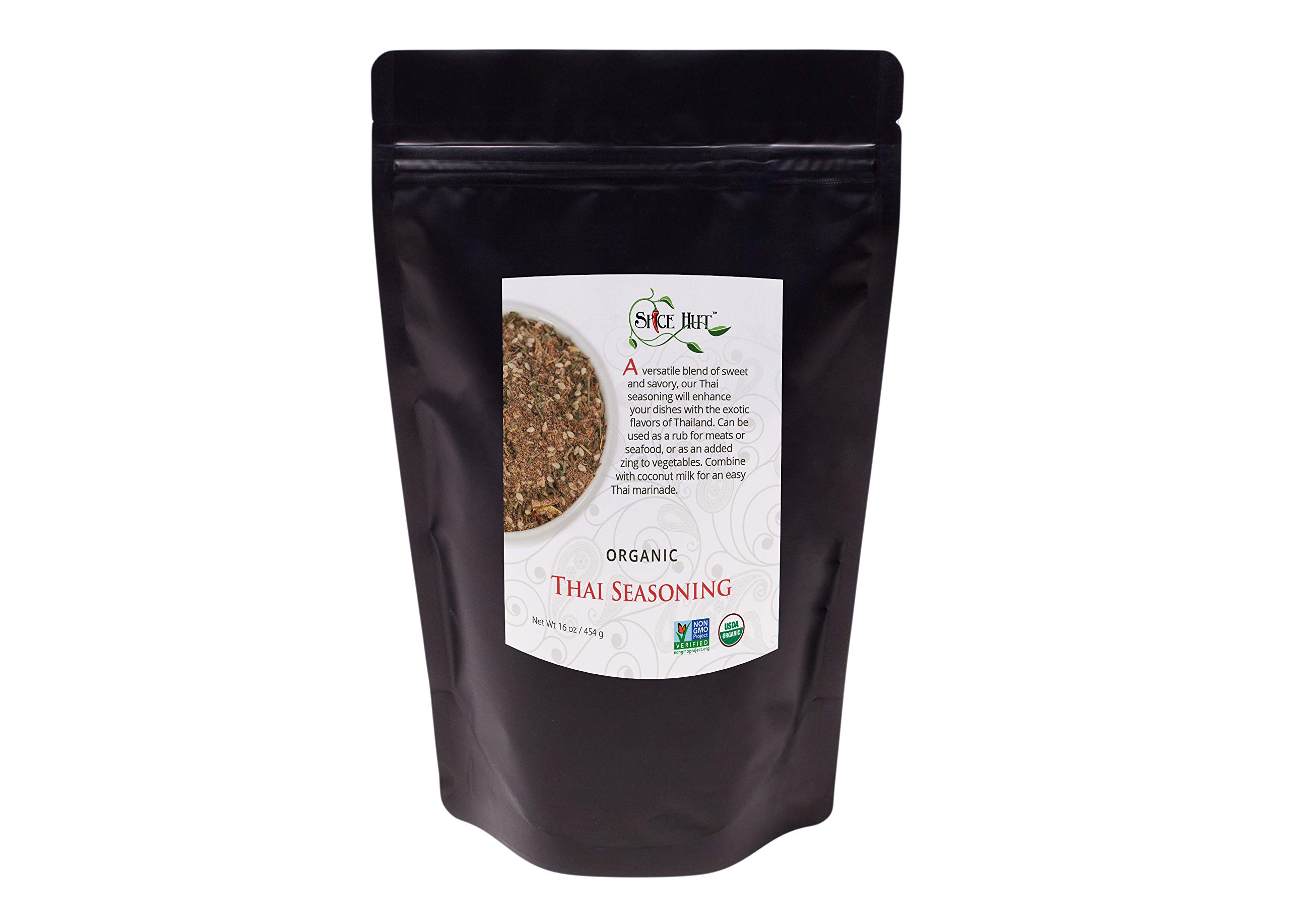 Organic Thai Seasoning - Authentic Savory & Spicy Blend for Thai Cuisine, 16oz | Perfect for Stir-Fries, Curries, Soups & Marinades | The Spice Hut