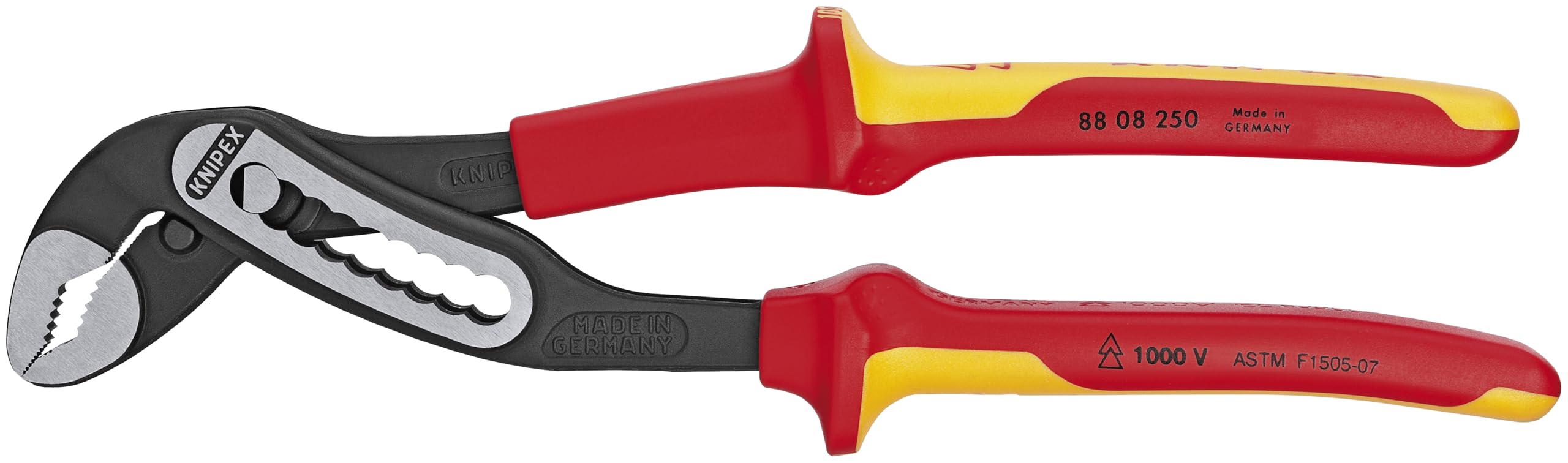 Knipex 989830US 10-Piece 1000V Insulated Pliers Set - Professional Electrician Tools with Cutters & Screwdriver for Industrial & Home Electrical Work | Heavy Duty, Safety Certified, DIY & Professional Use