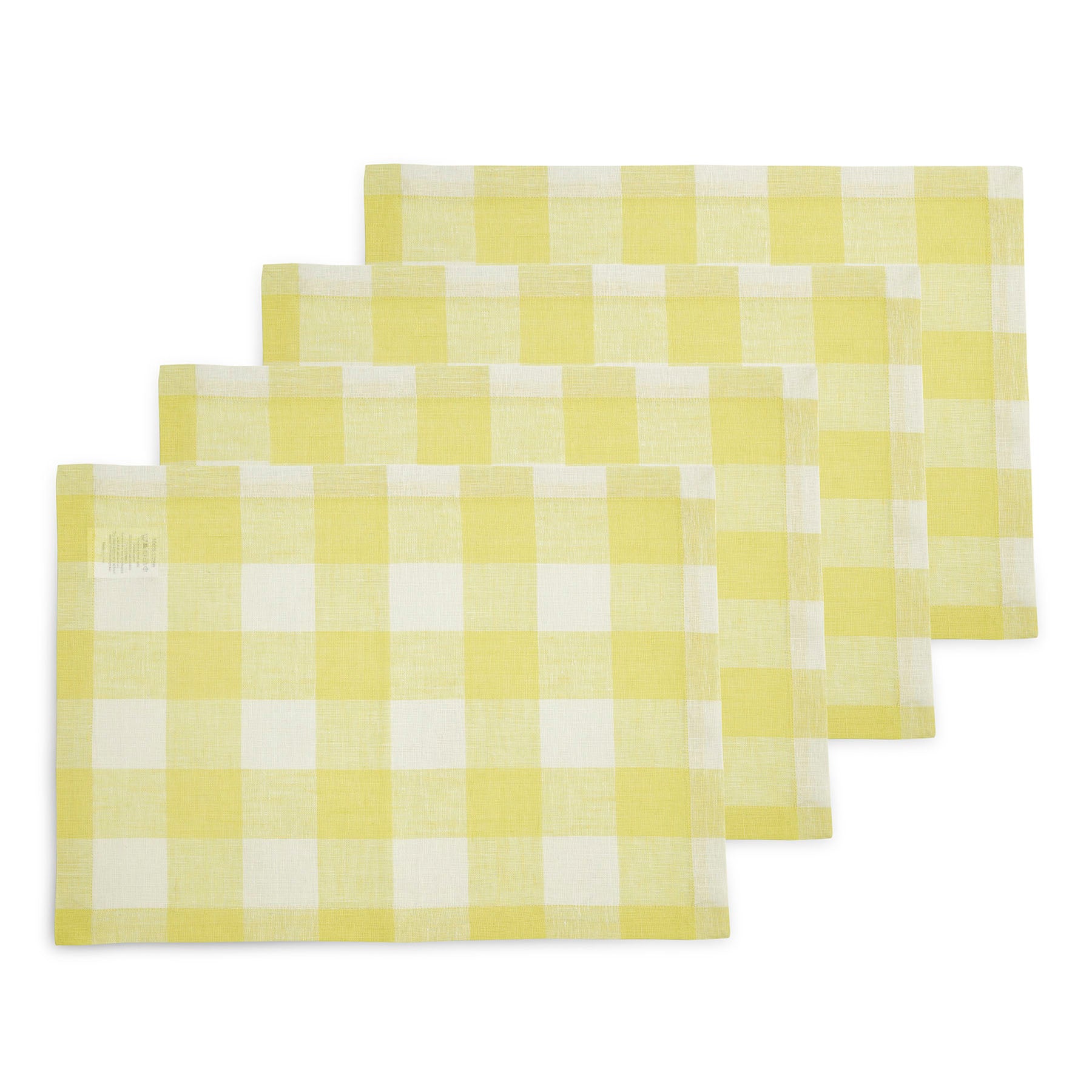 Buffalo Check Cotton Placemats Set of 4 - Rustic Farmhouse Table Decor for Dining Room, Kitchen, and Holiday Gatherings
