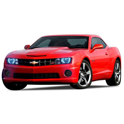 Flashtech LED RGB Multi-Color Halo Ring Headlight Kit with ColorFuse RF Remote for 2010-2013 Chevrolet Camaro - Custom Car Lighting for Night Driving & Car Shows