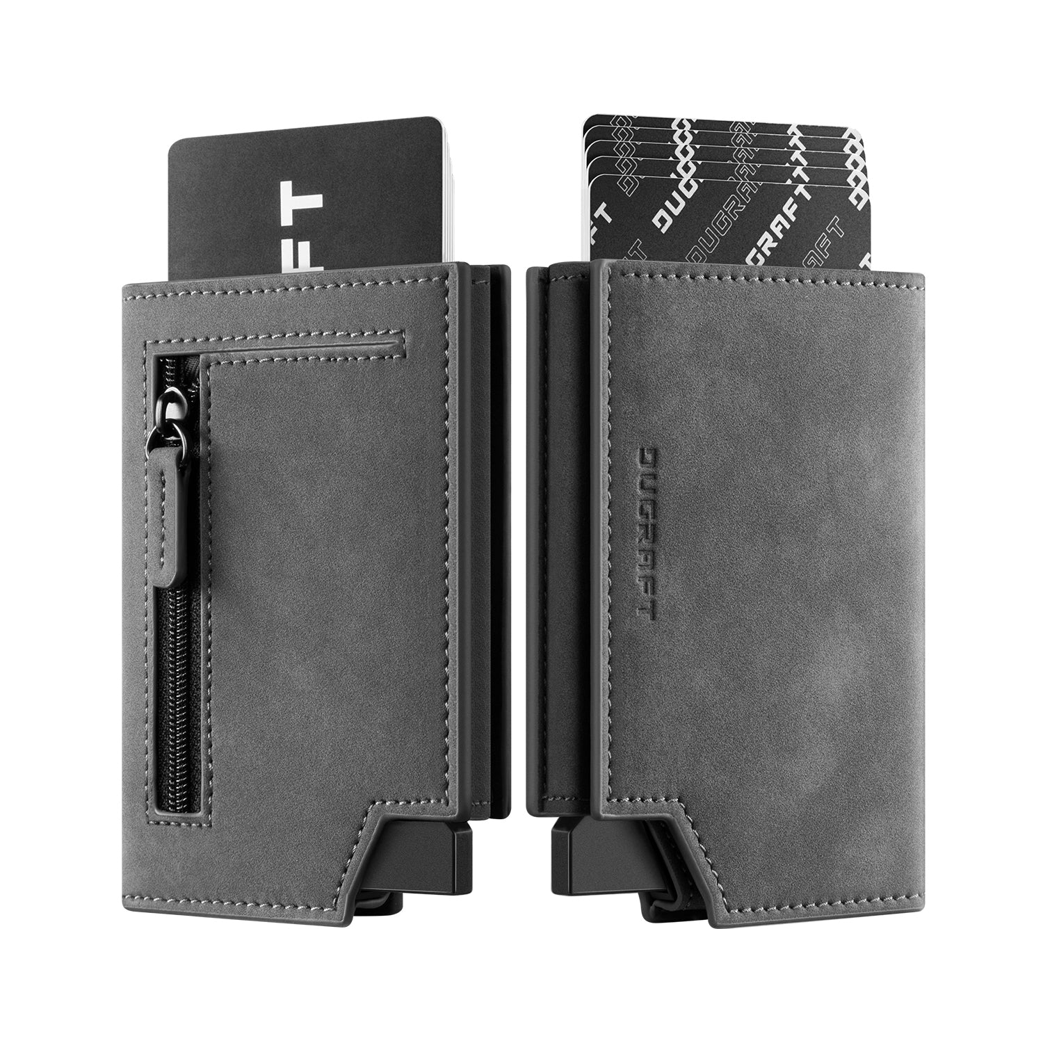 DC302 Patented Slider Mechanism Bifold Wallet - RFID Blocking, Magnetic Closure & Banknote Pocket - Slim Minimalist Wallet for Men - Perfect for Travel, Business & Everyday Carry