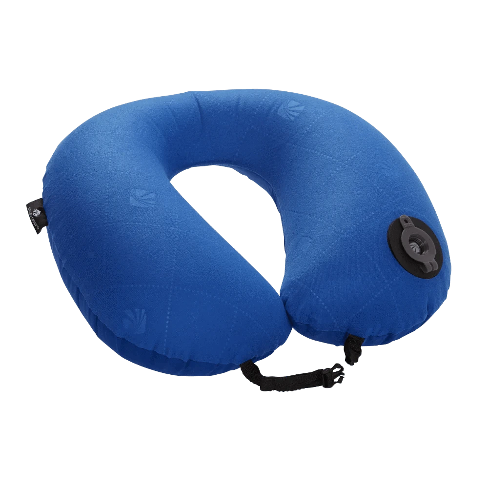 Eagle Creek Exhale Neck Pillow for Travel - Comfortable & Supportive Inflatable Neck Rest for Airplane, Car, and Office Use