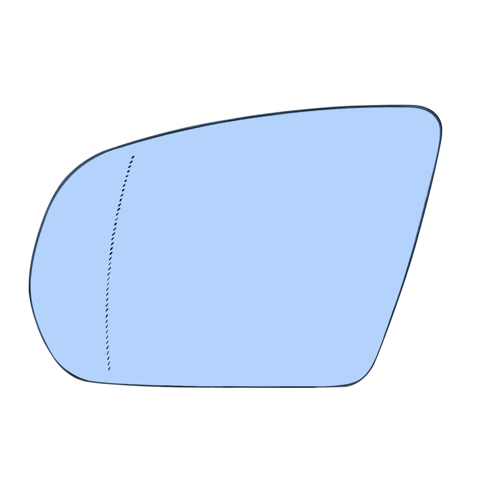Heated Driver Side Mirror Glass Replacement for Mercedes Benz C-Class W205 (2014-2020) - OEM Fit Convex Side View Mirror with Backing Plate - Perfect for Winter Driving and Enhanced Visibility