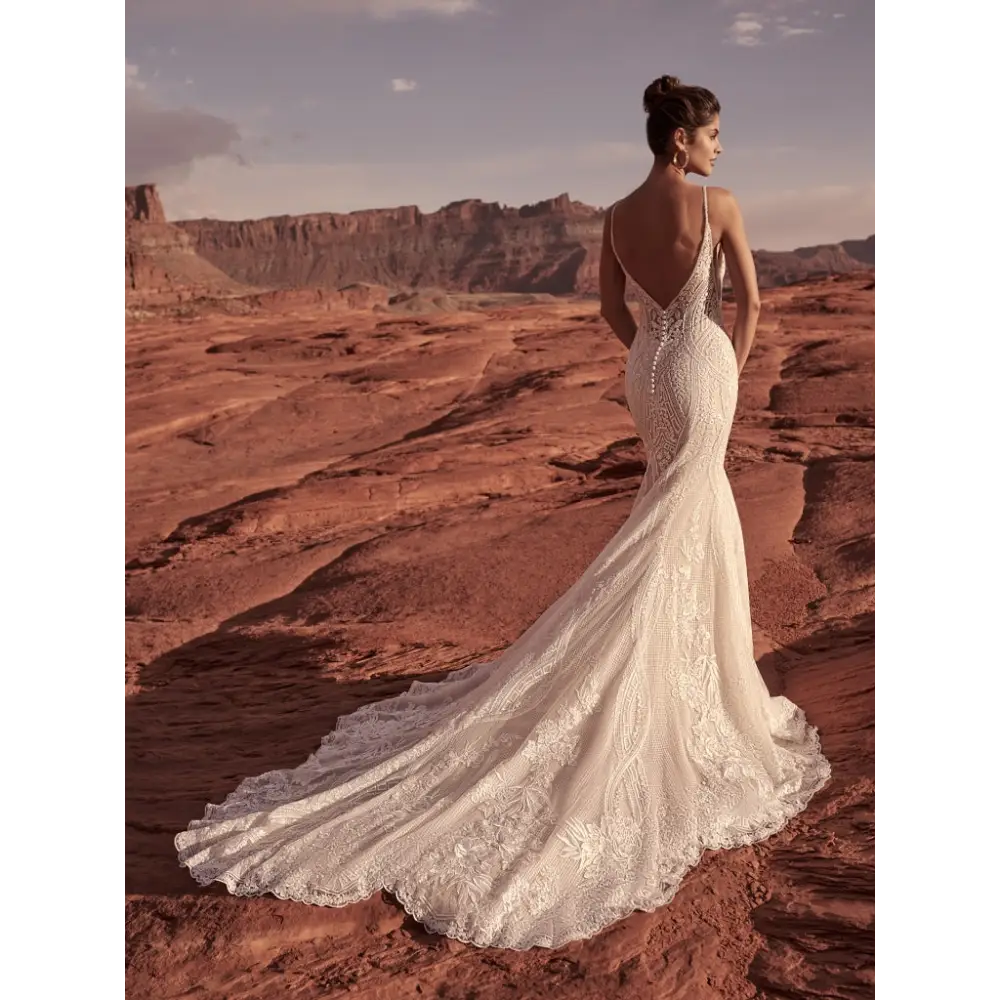 Bailey by Sottero and Midgley - Elegant Wedding Dress for Brides | Perfect for Church Ceremonies & Beach Weddings