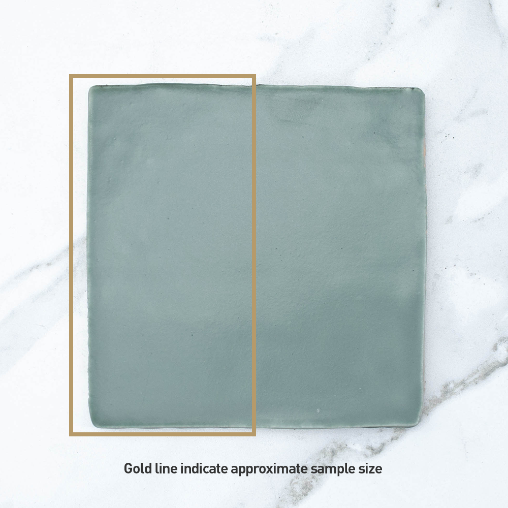 Manhattan Verde Militare 100x100 Matte Subway Tile - Premium Ceramic Wall & Backsplash Tiles for Kitchen, Bathroom & Shower Renovation