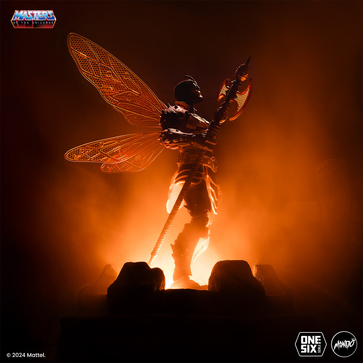 Masters of the Universe Buzz Off 1/6 Scale Action Figure - Timed Edition Collectible for Fans and Display - Perfect for Home Decor, Office Display, and Gift Giving