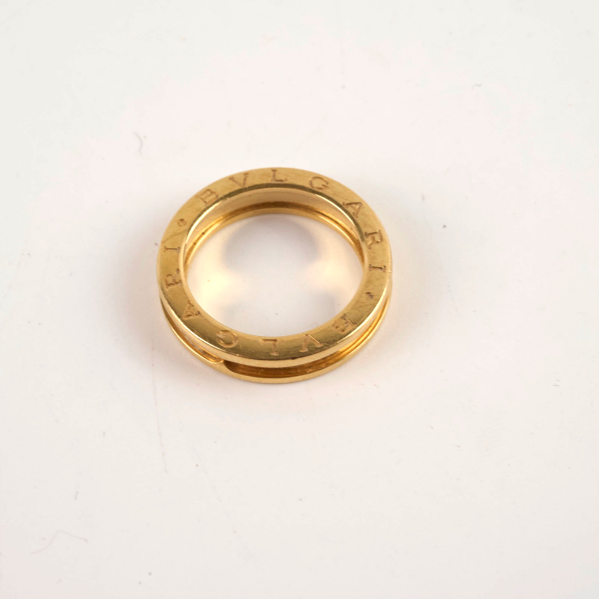Bulgari B.Zero1 Ring in 18K Yellow Gold - Size 56 (US 7.5) | Luxury Italian Jewelry for Women, Perfect for Weddings, Anniversaries & Special Occasions