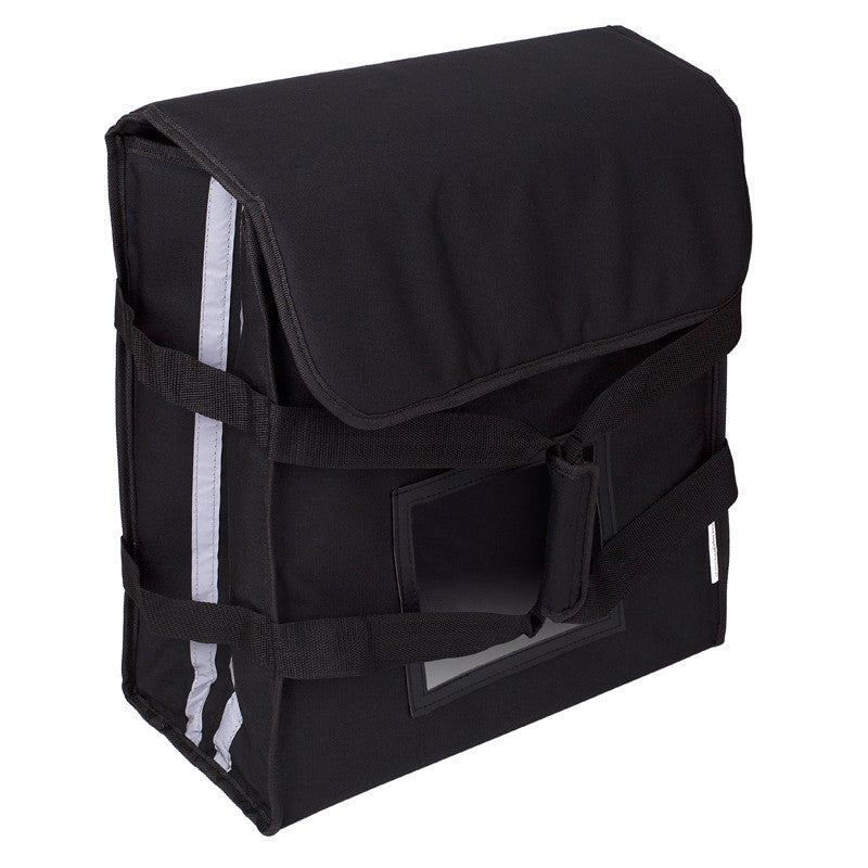3 Pack Insulated Pizza Delivery Bags - Black with Reflective Tape for Safety | Australian Made | Perfect for Food Delivery, Catering & Outdoor Events