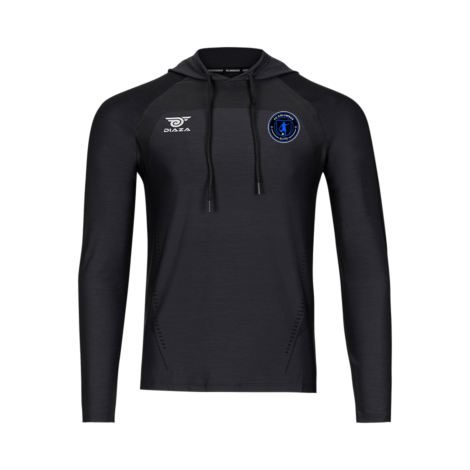 FC Columbus Suba Hooded Long Sleeve Shirt for Men - Comfortable Athletic Pullover for Running, Hiking & Outdoor Activities