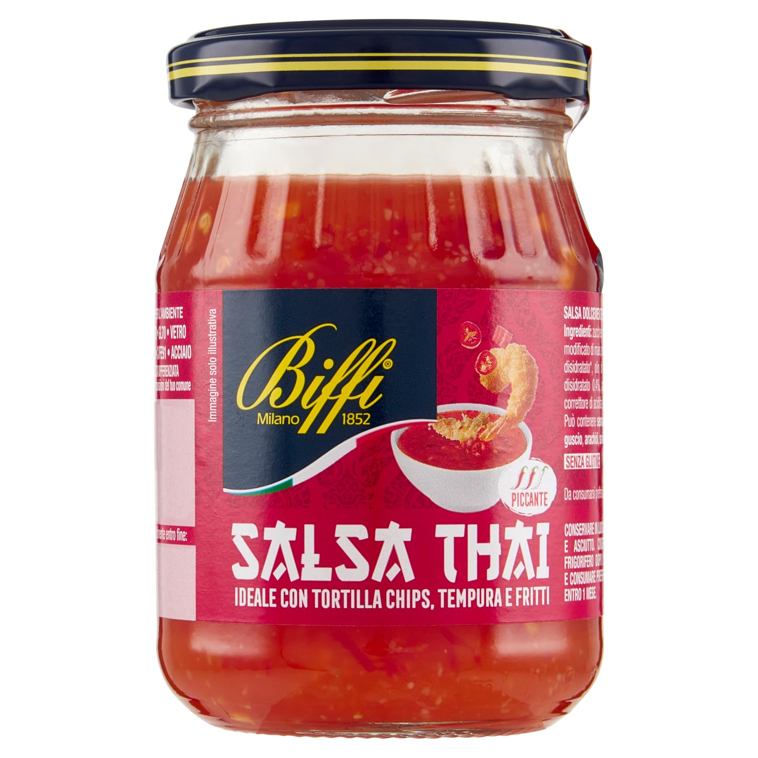 Authentic Thai Salsa Sauce 220g - Premium Spicy Flavor for Tacos, Nachos & Asian Dishes - Perfect for Home Cooking & Party Snacks