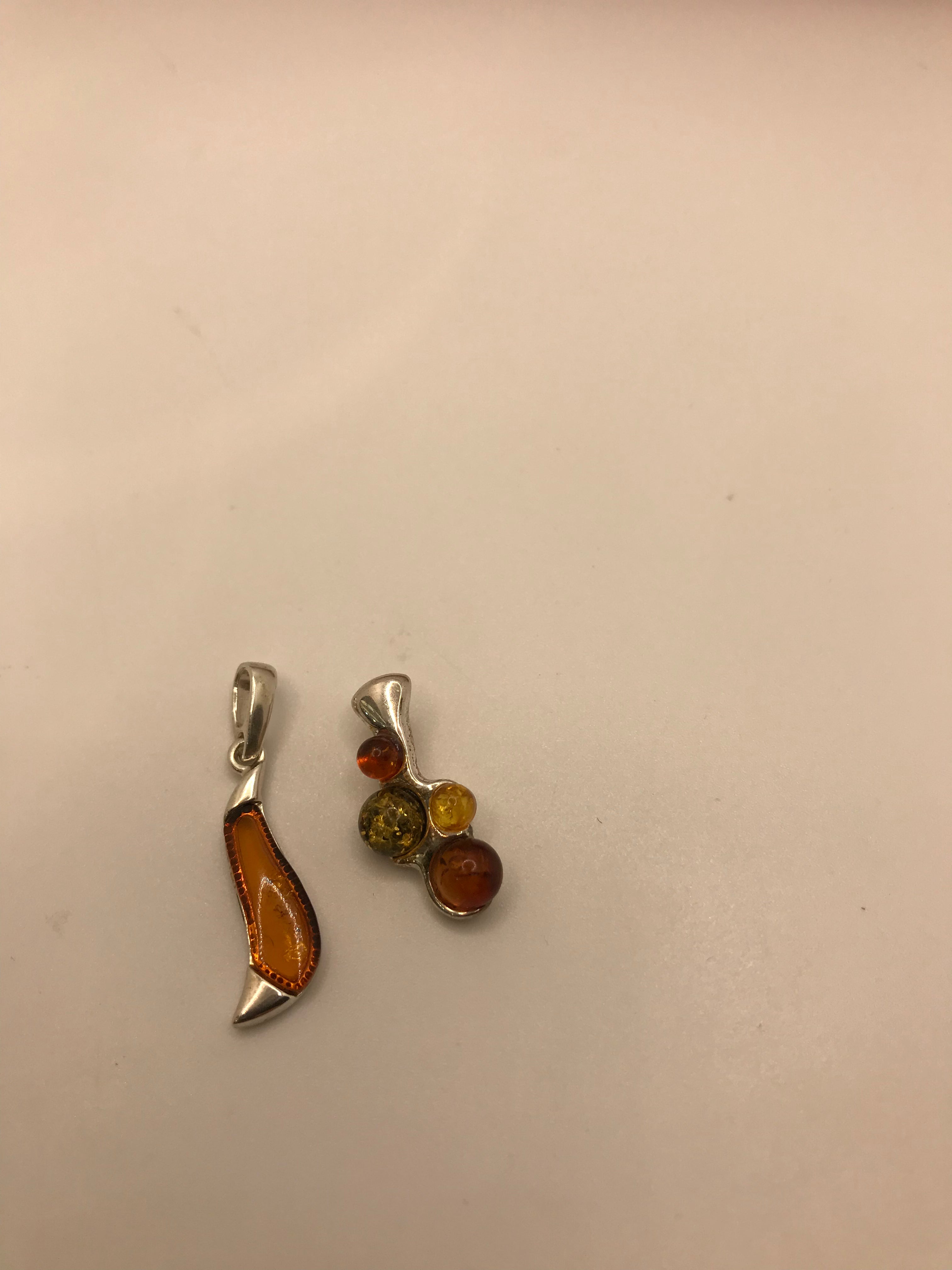 Exquisite Sterling Silver Amber Pendant Necklace for Women - Natural Baltic Amber Jewelry - Perfect for Everyday Wear, Gifts & Special Occasions