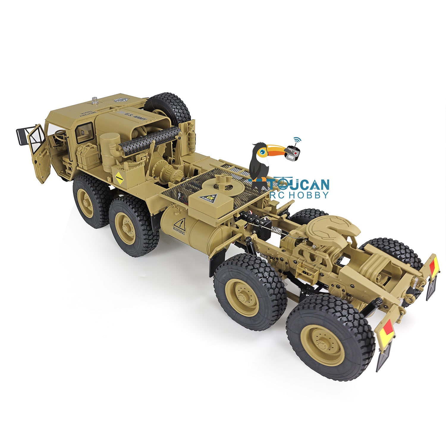1/12 Scale 8x8 P802 Painted RC Military Truck - Remote Control Toy Car with ESC Motor for Hobbyists & Collectors | Perfect for Off-Road Adventures, Military Displays & Model Car Enthusiasts