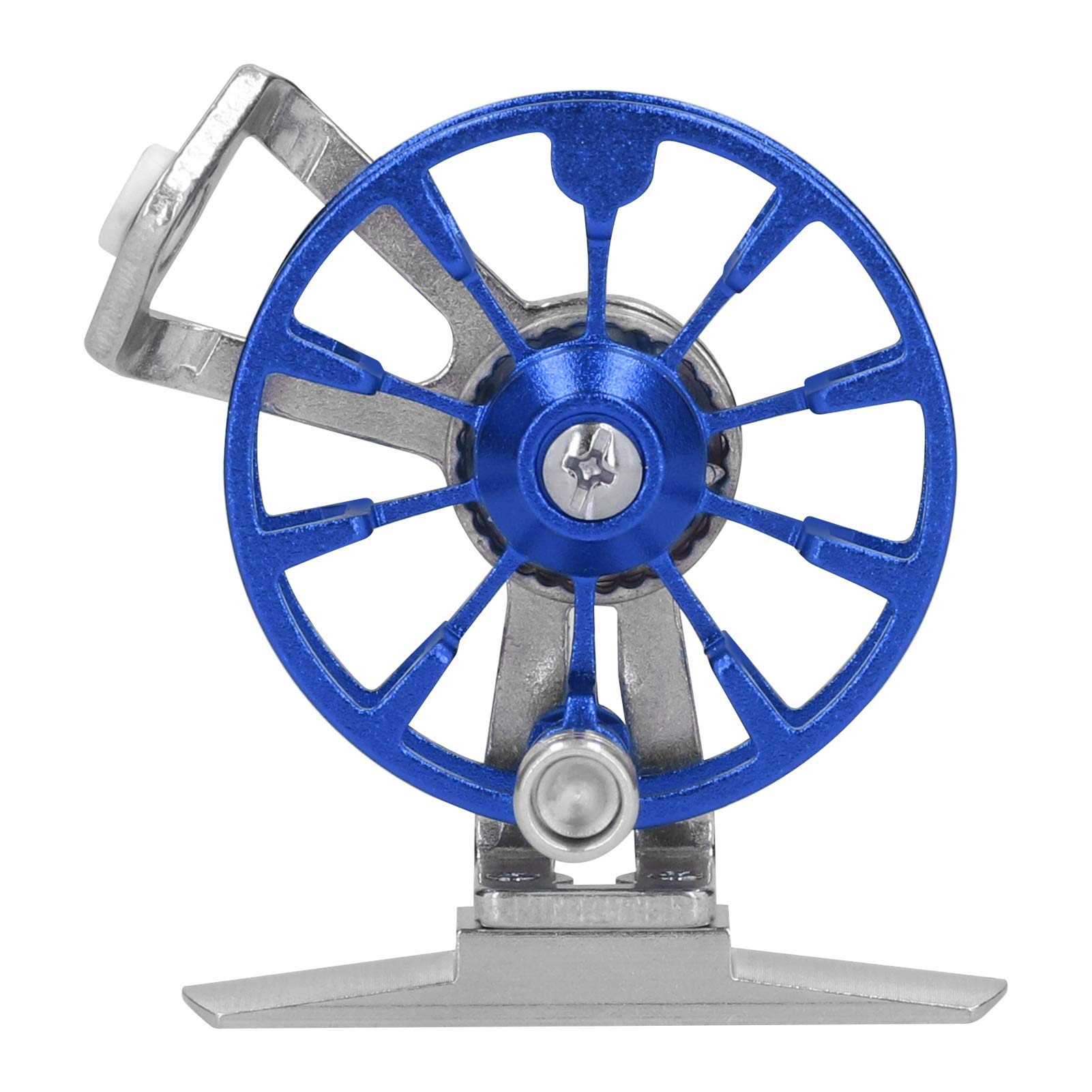 Right Handed Fishing Raft Wheel - Portable Ice Fishing Reel with Lightweight Design for Winter Angling | Perfect for Ice Fishing, Kayak Fishing & Outdoor Adventures