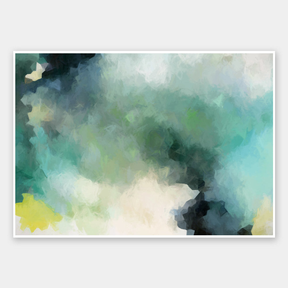 Down by the Mangroves Unframed Art Print - Coastal Wall Decor for Beach House, Living Room & Office - Nature Landscape Painting for Home Decor