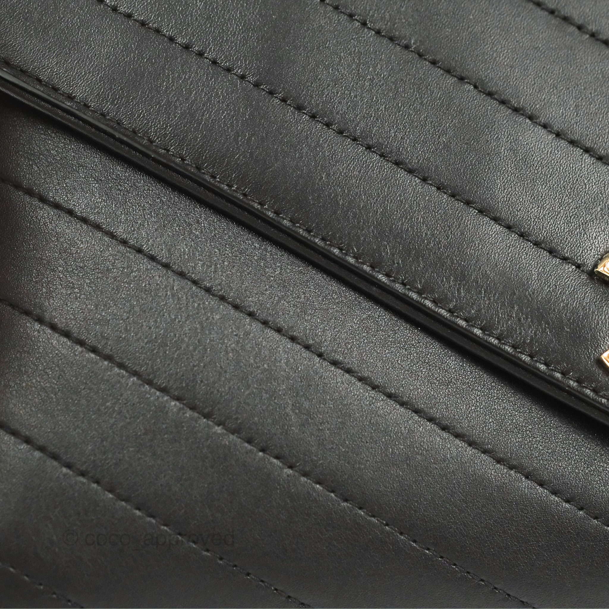 Chanel Chevron Stitched Coco Flap Bag in Black Calfskin with Gold Hardware - Luxury Crossbody Purse for Women, Perfect for Evening Events & Date Nights