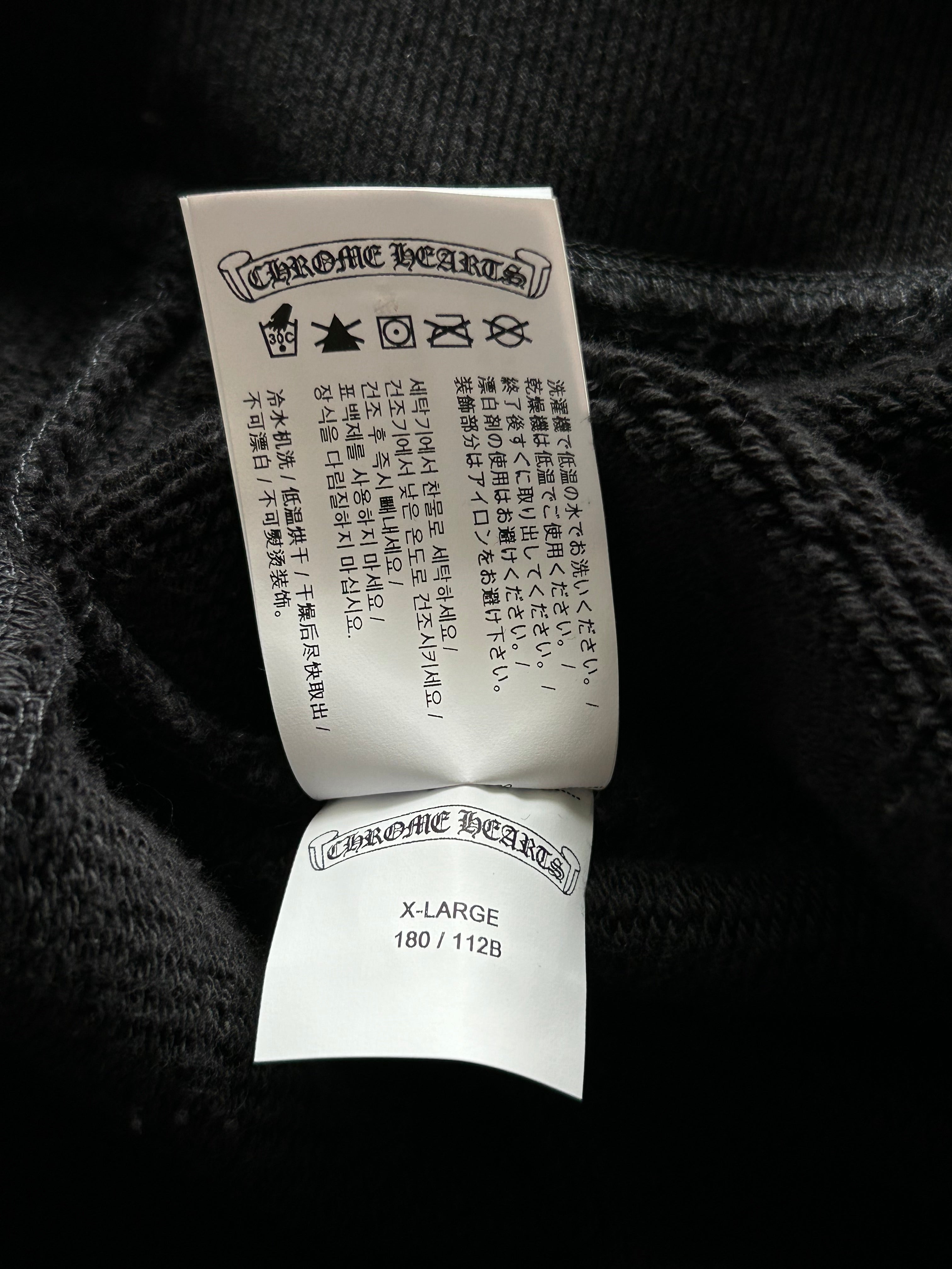Chrome Hearts Black Triple Cross CH Logo Embroidered Hoodie for Men - Gothic Streetwear Fashion for Casual Outfits & Urban Style