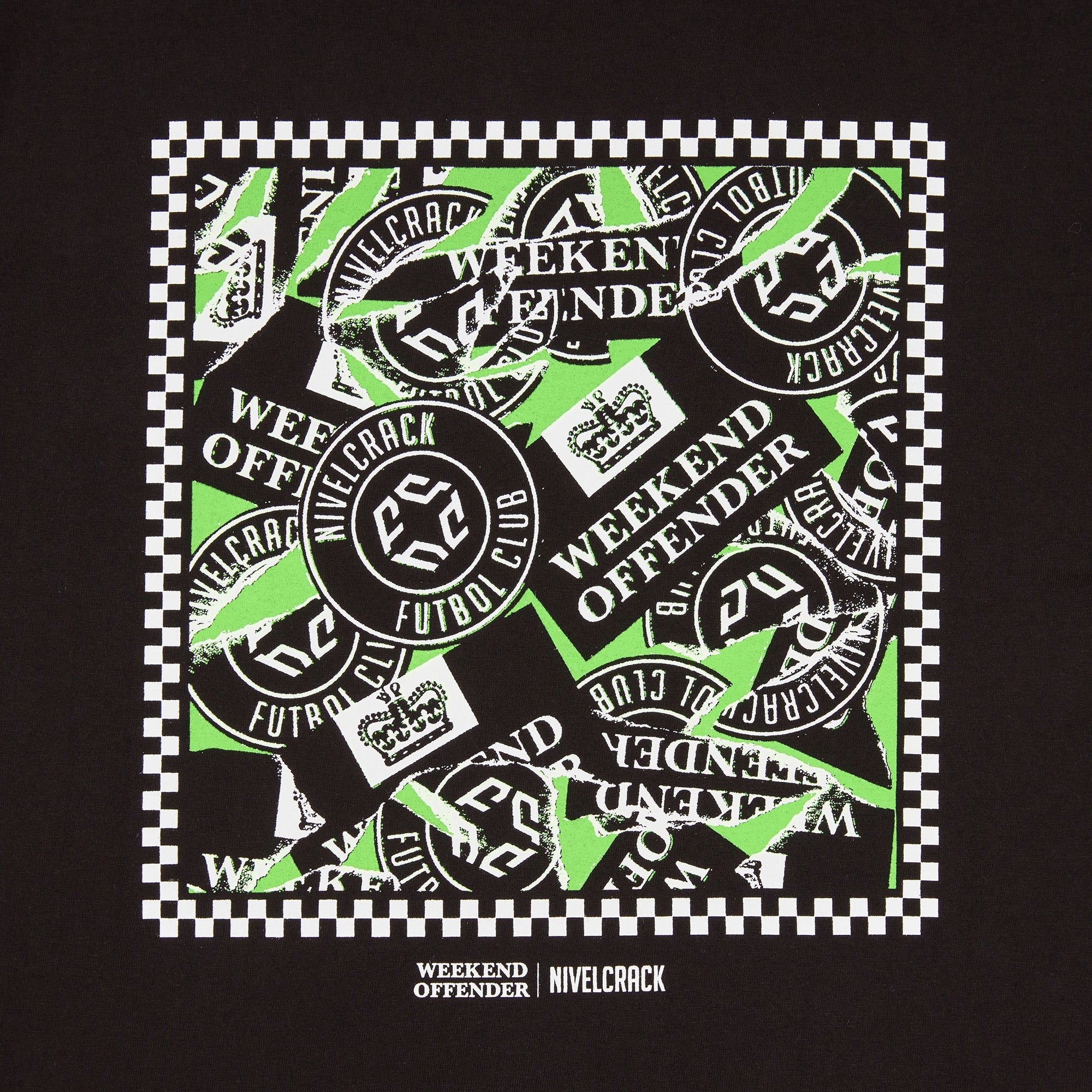 Nivelcrack x Weekend Offender Black Graphic T-Shirt - Stylish Streetwear for Men | Perfect for Casual Outings, Concerts & Urban Fashion