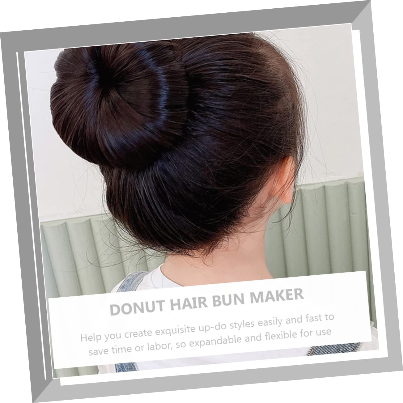 BIUDECO 6-Piece Donut Hair Bun Maker Set for Women - Flexible & Expandable Chignon Maker, Hair Ropes for Quick Updo - Comfortable Hair Accessories for Work, Party & Everyday Styling