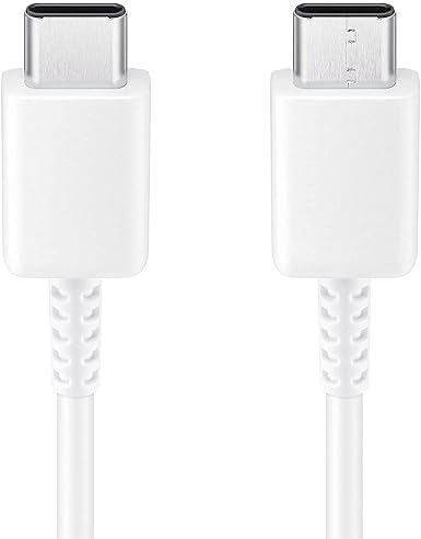 Original Samsung 25W USB-C Super Fast Charger with Braided Cable - UK Wall Adapter for Galaxy A16/A35/A55 5G | Fast Charging for Phones, Tablets & More | Home, Office & Travel Use