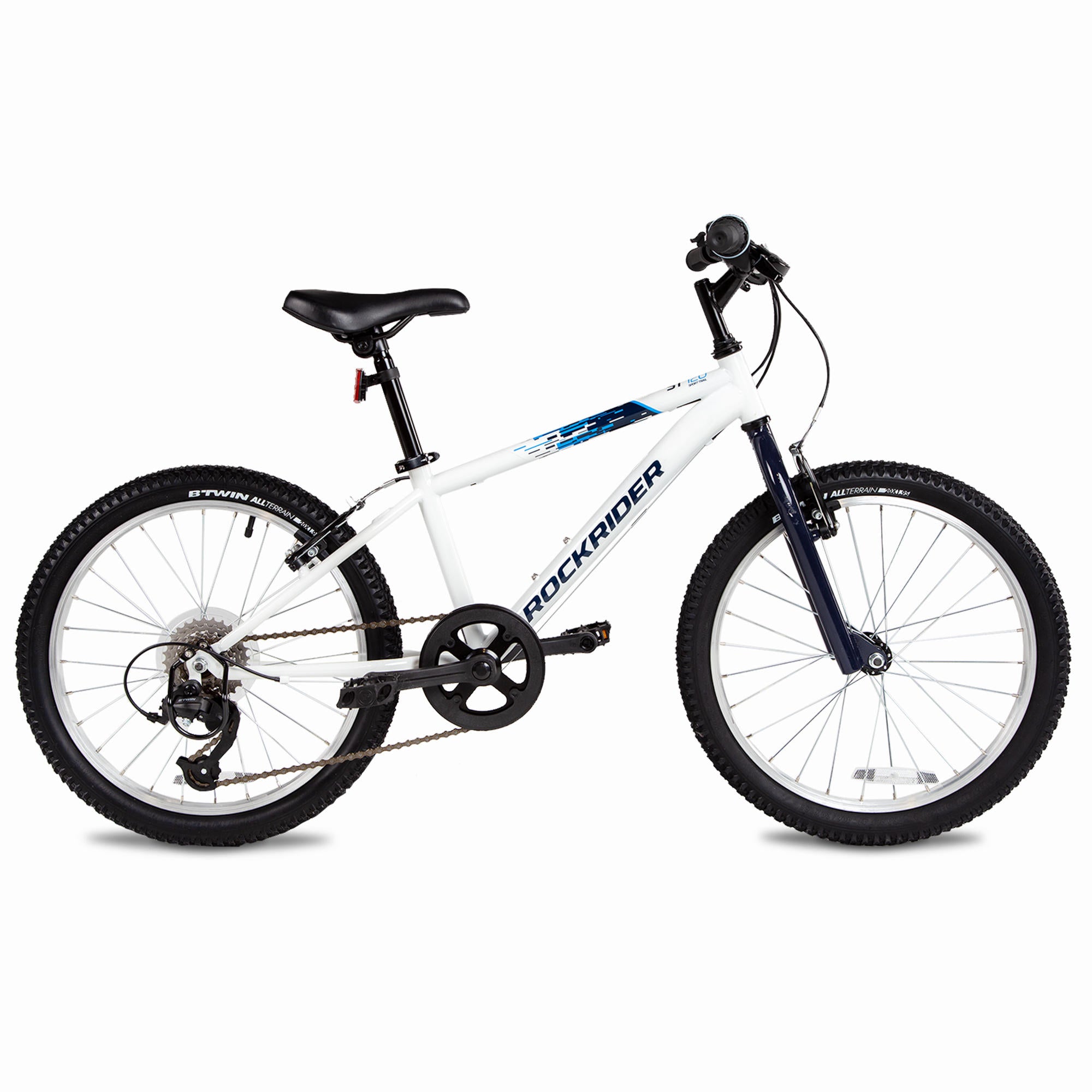 BTWIN ST120 20-Inch Kids Mountain Bike for Ages 3-7 | Adjustable Height 3'11