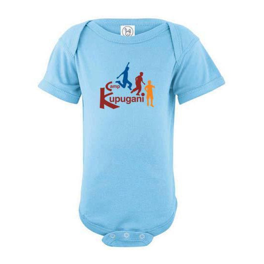 Kupugani Infant Short Sleeve Bodysuit for Boys - Classic Logo Baby Onesie | Soft Cotton Comfort for Newborns & Toddlers | Perfect for Playtime, Daycare & Family Outings