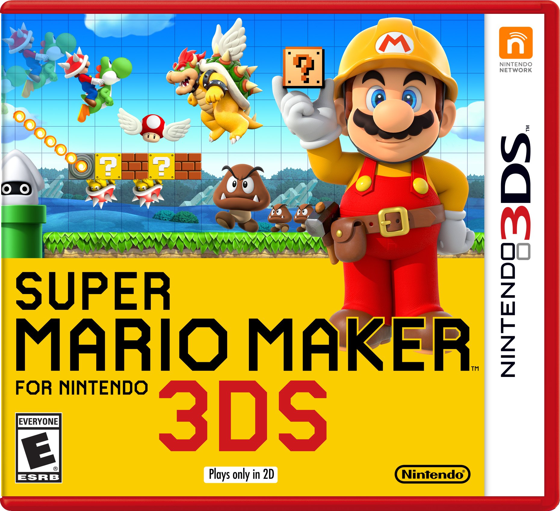 Super Mario Maker for Nintendo 3DS - Create & Play Custom Mario Levels | Portable Game Design for Kids & Adults | Perfect for Travel & Family Game Nights