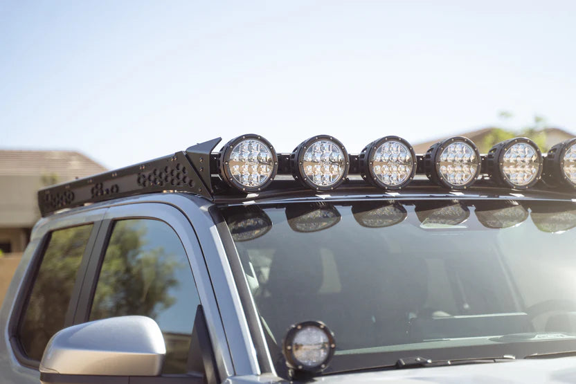Rago Fabrication Roof Rack Light Mount for Toyota | Rigid Industries LED Light Bar Bracket | Off-Road & Overlanding Accessories