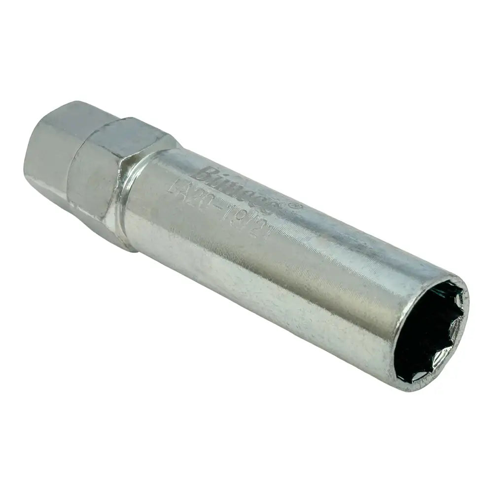 Bimecc 10 Spline Lug Nut Key - 19mm & 21mm Hex Drive Socket Tool (79241) - Perfect for Wheel Lock Removal & Automotive Repair
