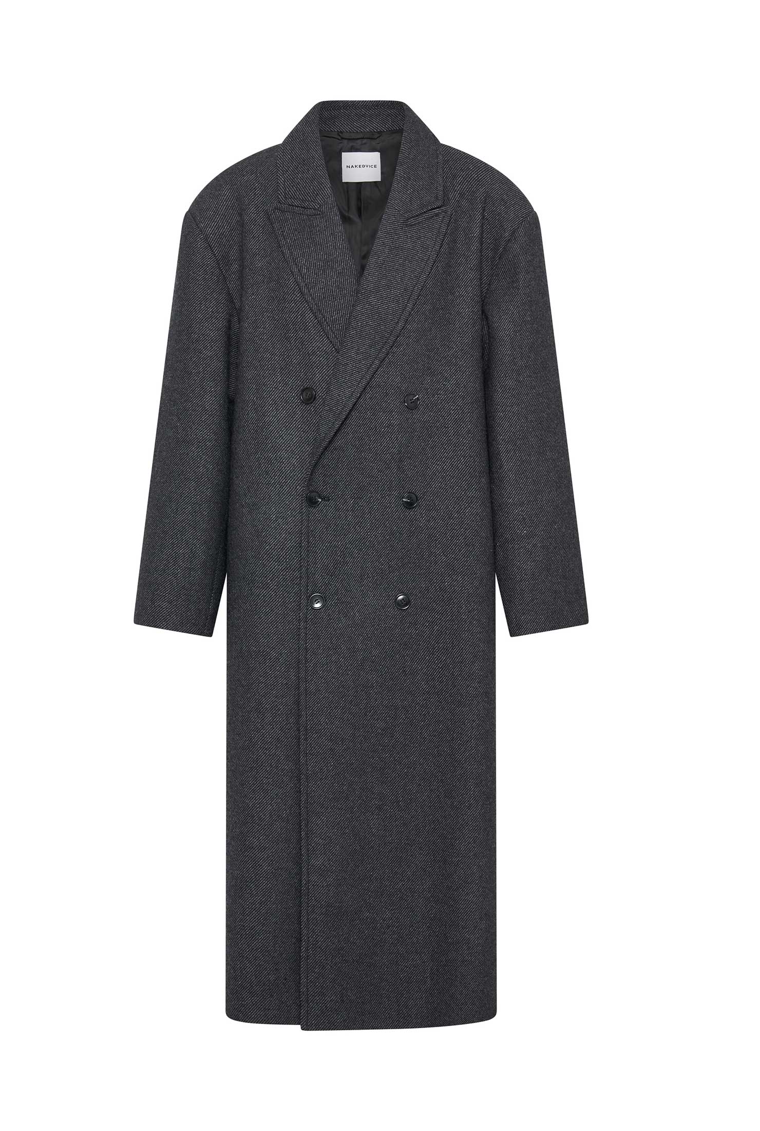 Boston Oversized Grey Coat for Women - Stylish Winter Long Coat with Belt, Warm & Comfortable Outerwear for Cold Weather - Perfect for Work, Travel & Casual Outings