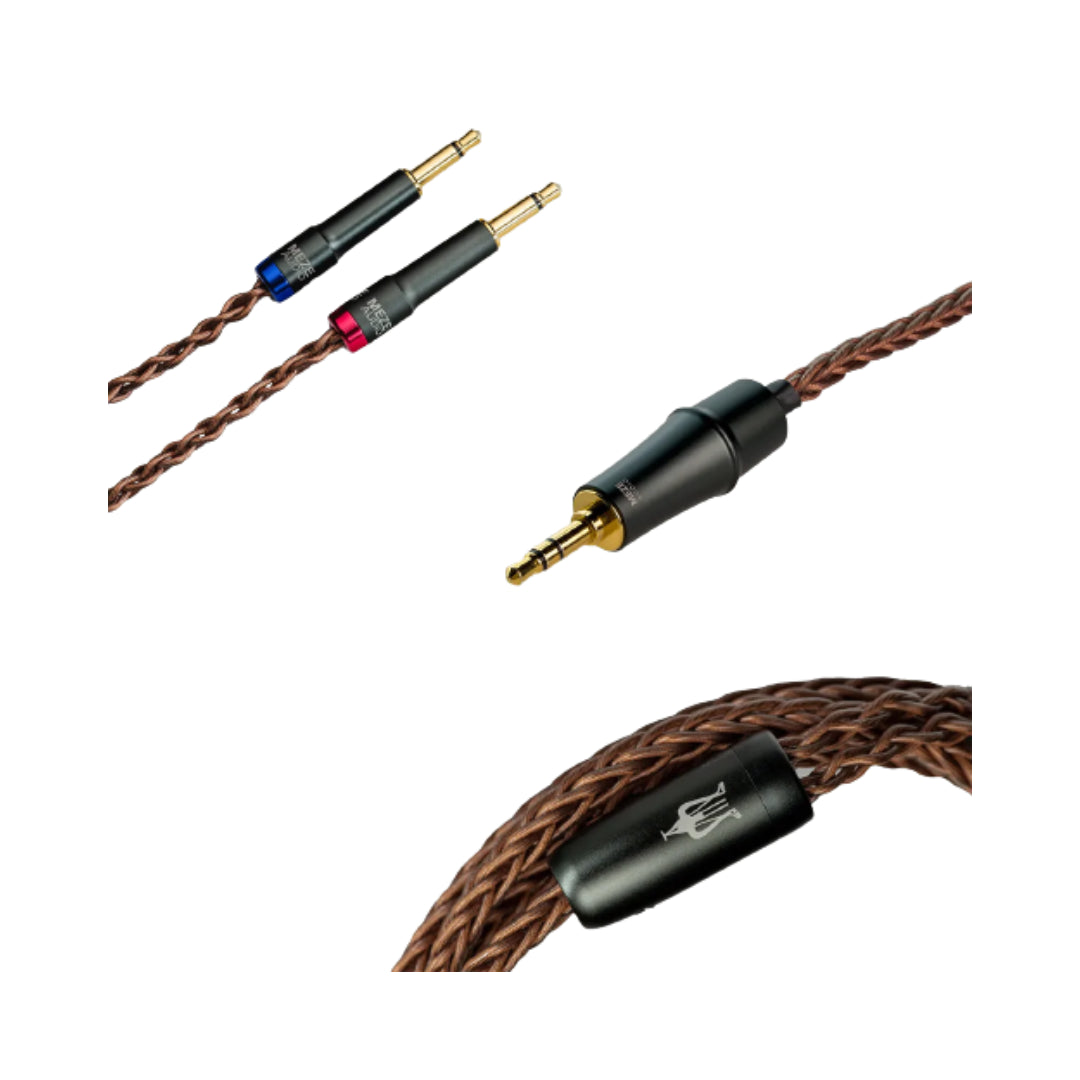 Premium Meze Audio 3.5mm Copper PCUHD Audio Cable - High-Quality Sound for Headphones, Gaming Headsets & Studio Equipment