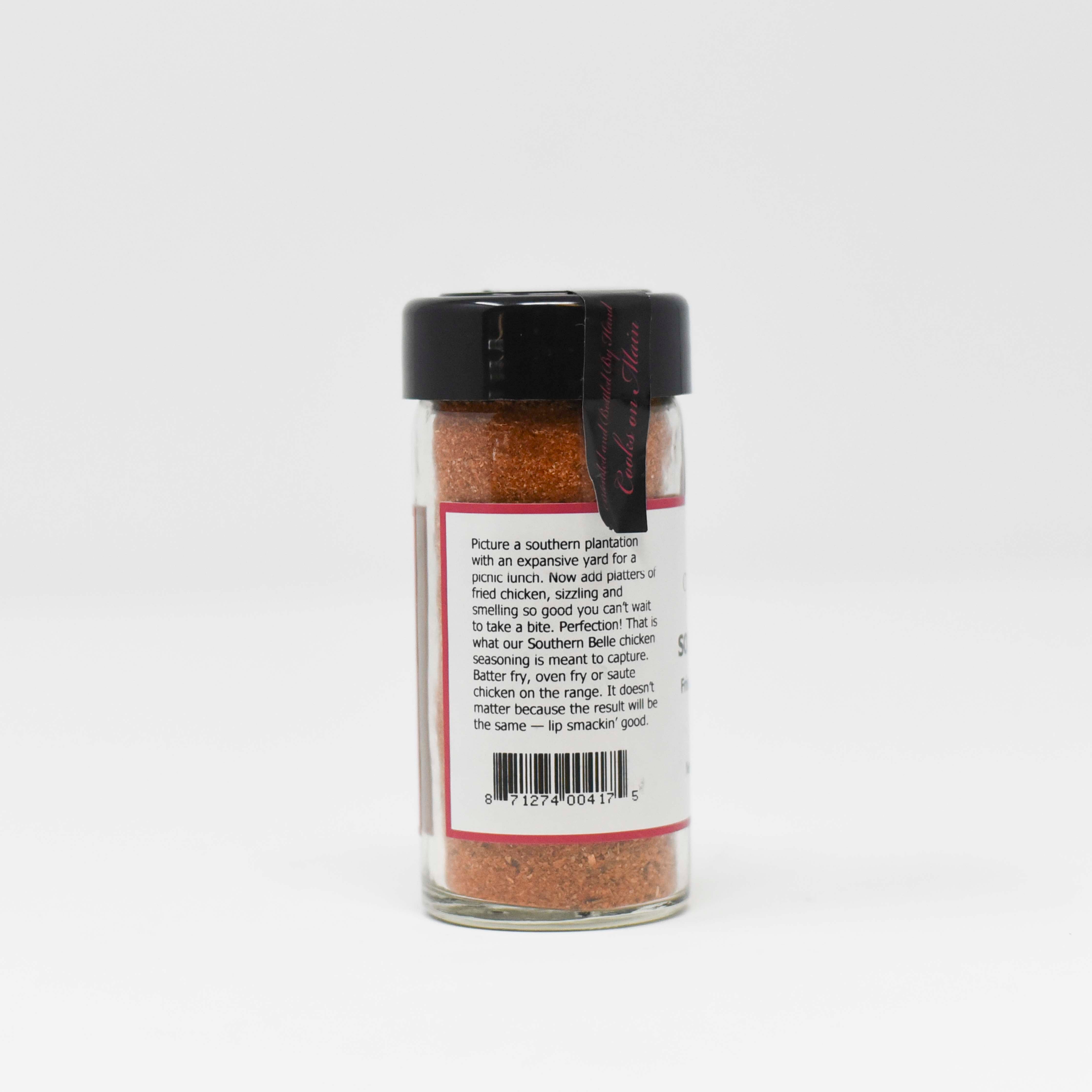 Authentic Southern Belle Fried Chicken Seasoning - Classic Southern Spice Blend for Crispy Fried Chicken - Perfect for Home Cooking, BBQ, and Family Gatherings