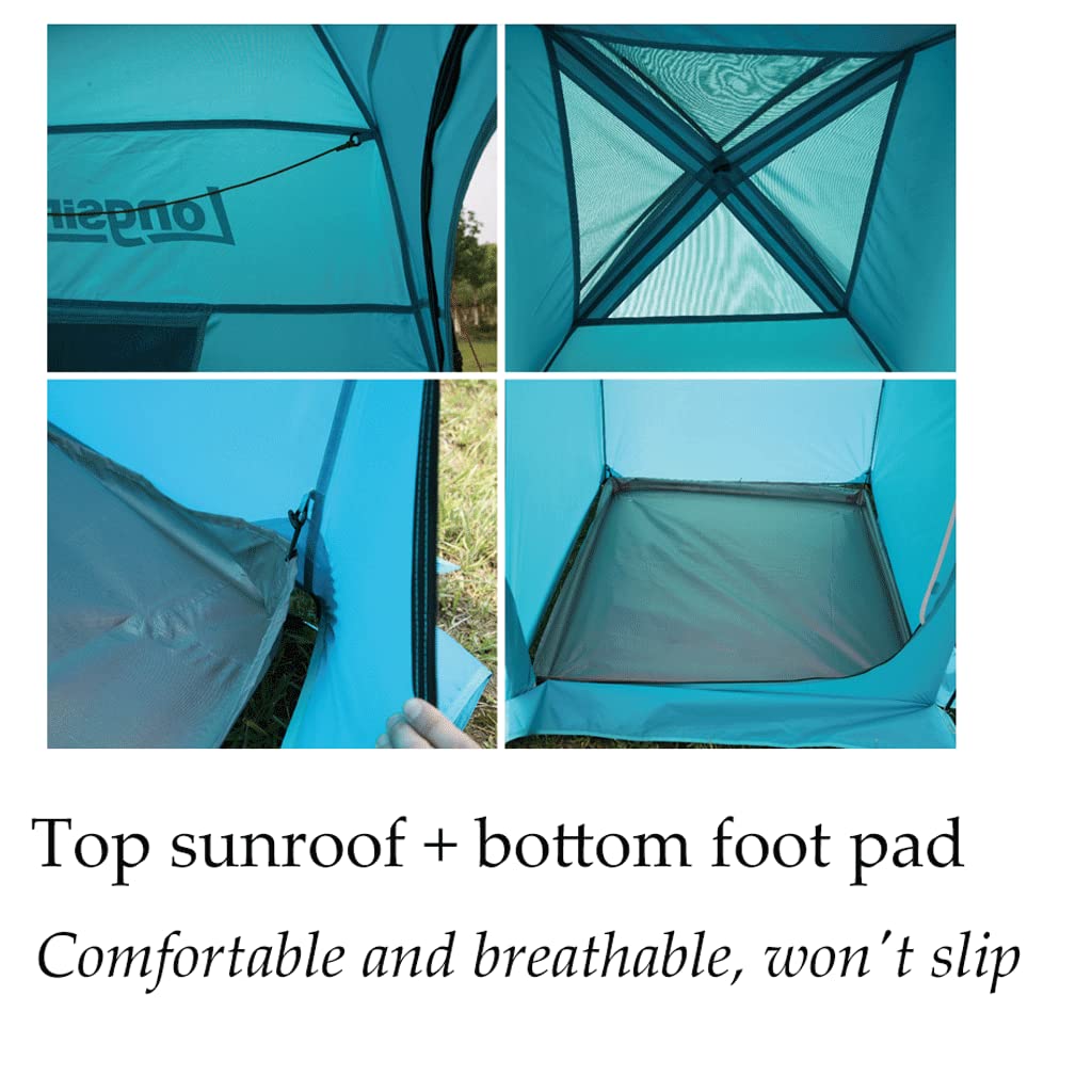 HIRNER Portable Pop Up Changing Tent - Lightweight & Sturdy Outdoor Shower Toilet Privacy Shelter for Camping, Beach, Pool, and Outdoor Events - Windproof & Easy Setup Changing Room