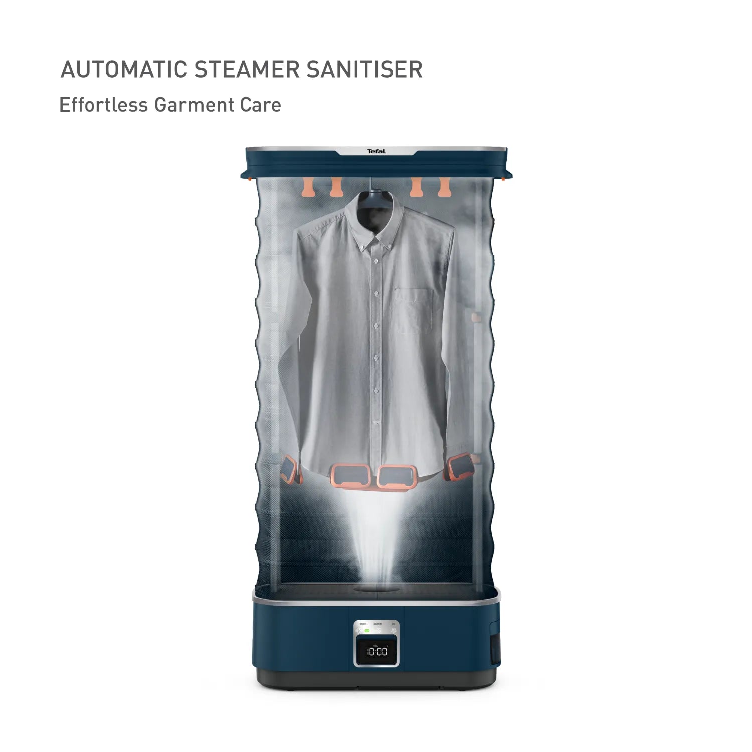 Tefal Care For You First Automatic Garment Steamer YT2040 - Portable Clothes Steamer for Wrinkle Removal, Travel & Home Use - Perfect for Suits, Dresses & Delicate Fabrics
