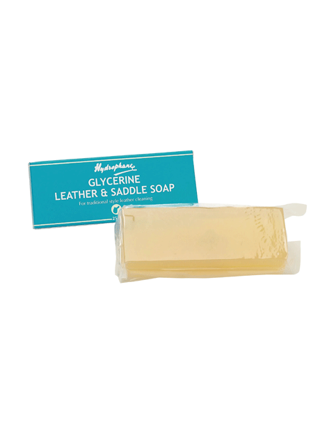 Hydrophane Glycerine Saddle Soap - Premium Leather Cleaner & Conditioner for Saddles, Boots & Bags | Ideal for Equestrian, Motorcycle & Leather Care