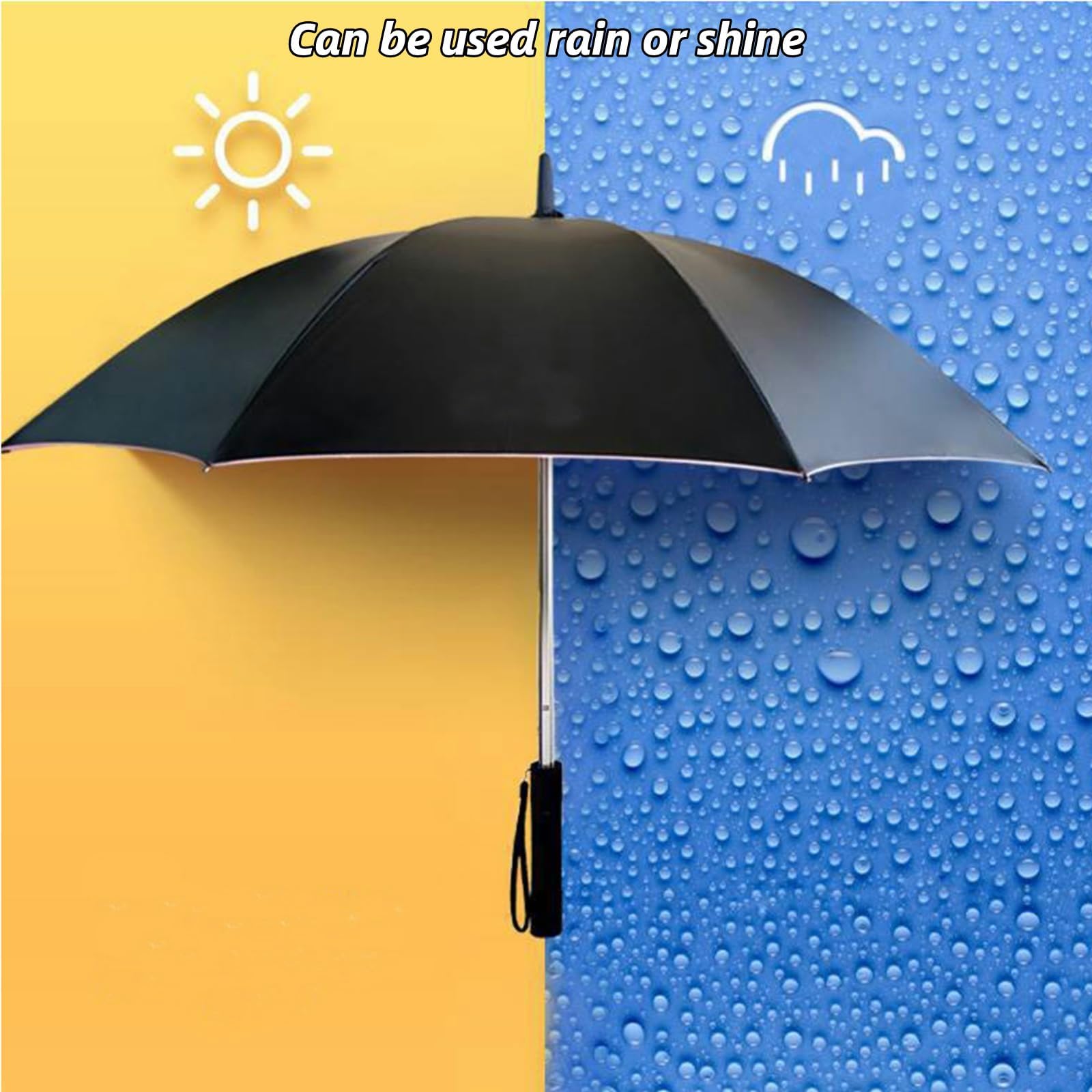 3-in-1 UV Blocking Umbrella with Cooling Fan & Mist Spray - Portable Folding Sun & Rain Umbrella with Battery - Perfect for Outdoor Activities, Beach, Hiking and Travel