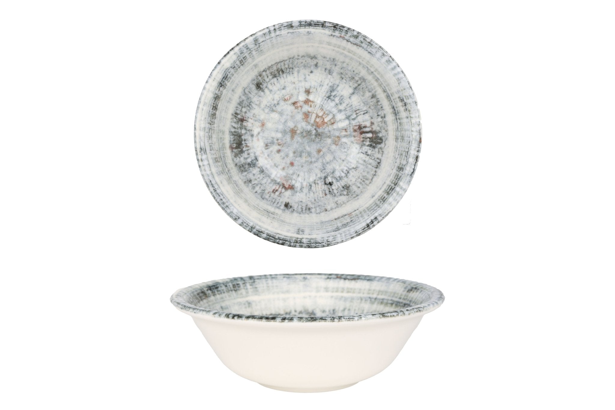 Odette 24-Piece Dinnerware Set - Porcelain Plates, Bowls & Mugs - Elegant Medium Dinnerware for 6 - Perfect for Family Dinners, Parties & Restaurant Use
