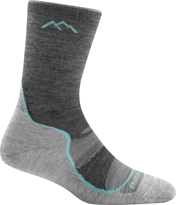 Darn Tough 1967 Light Hiker Micro Crew Lightweight Cushion Socks for Women - Hiking, Walking & Outdoor Adventures