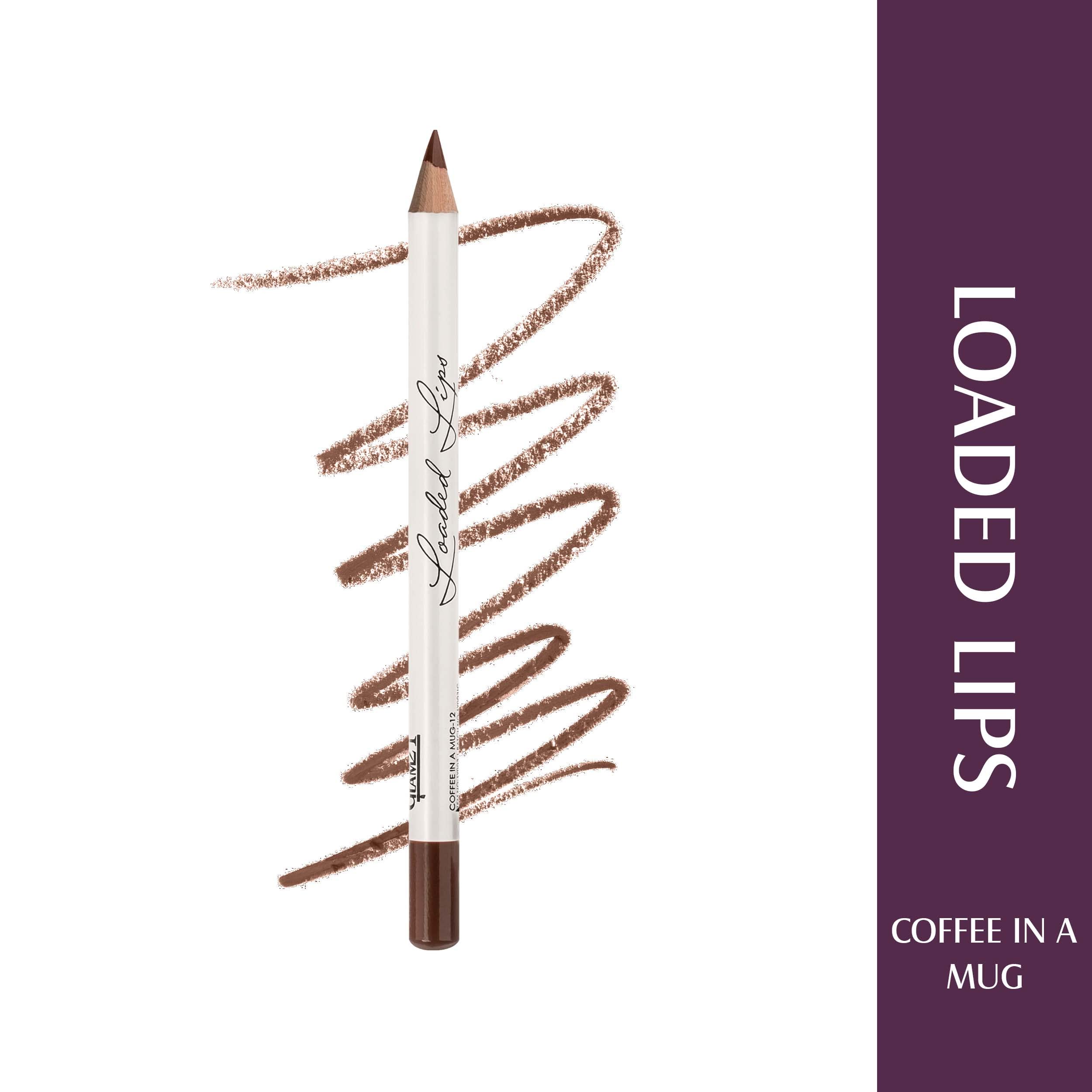 Glam21 Lip Liner - Creamy Long-Lasting Pencil for Clean Contoured Lips | Smooth Easy-Glide Formula | Perfect Pout Enhancer | Shade 12 Coffee In A Mug | Ideal for Everyday Wear, Night Out Makeup & Professional Looks