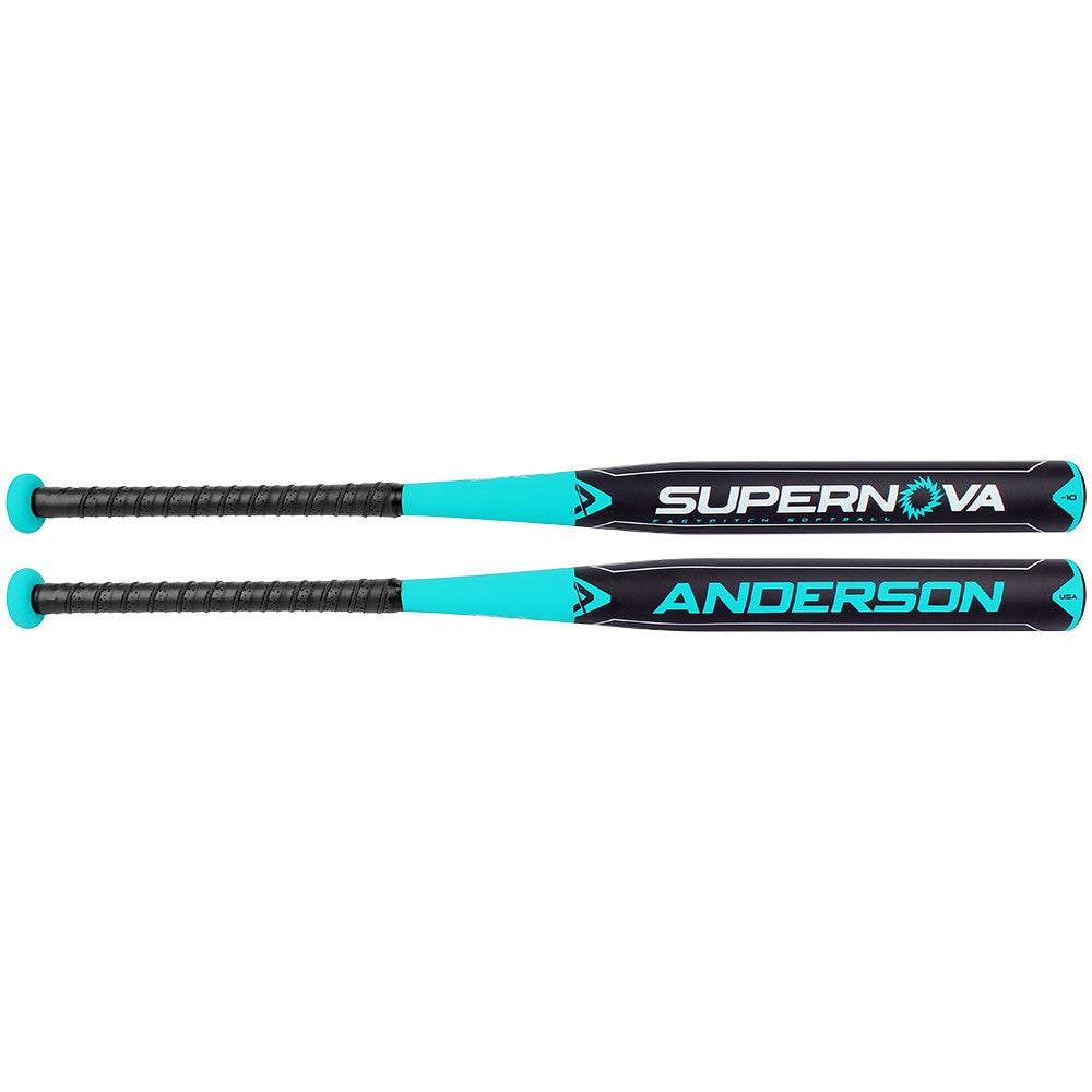 Anderson Supernova 017030 Fastpitch Softball Bat -10oz Composite USA Bat for Fastpitch Softball Players | Perfect for Youth & High School Games, Tournaments & Practice Sessions