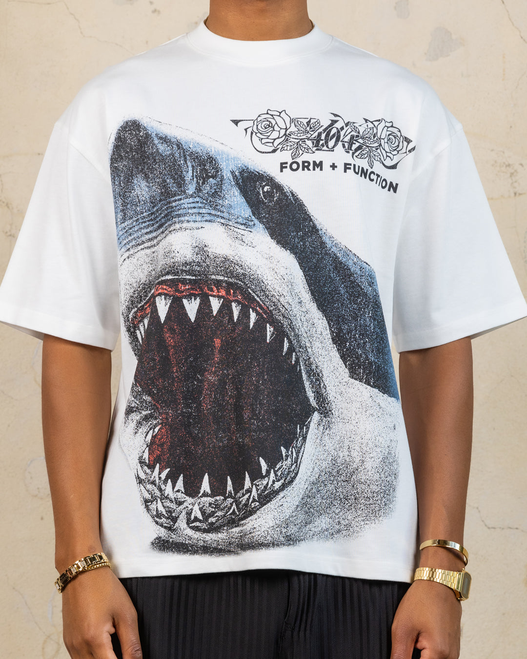 404 Riptide Vintage T-Shirt - Soft Cotton Retro Graphic Tee for Men & Women - Off White - Perfect for Casual Wear, Street Style & Music Festivals