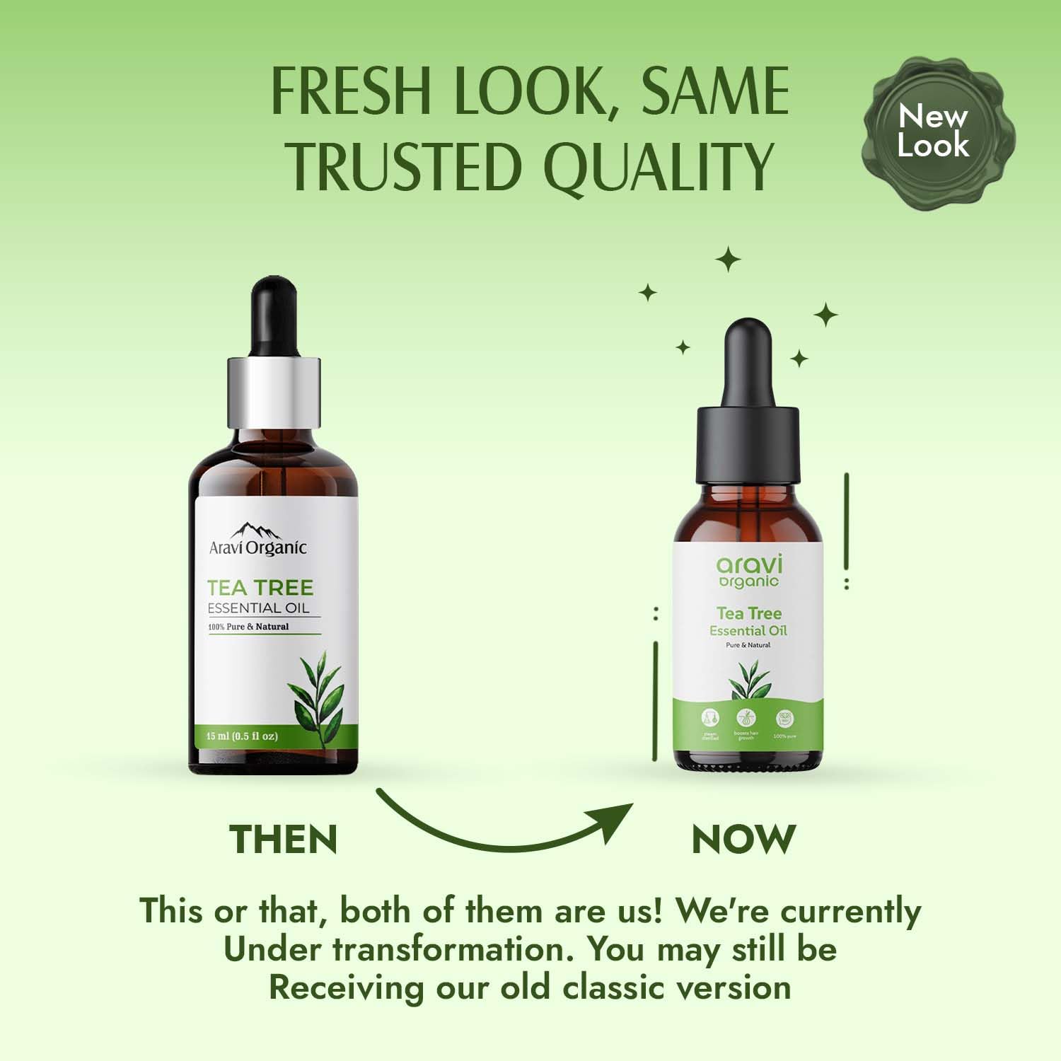 Aravi 100% Pure Organic Tea Tree Essential Oil for Skin, Hair, Face - Natural Acne & Dandruff Treatment - Undiluted 15ml - Perfect for Aromatherapy, DIY Beauty & Home Remedies