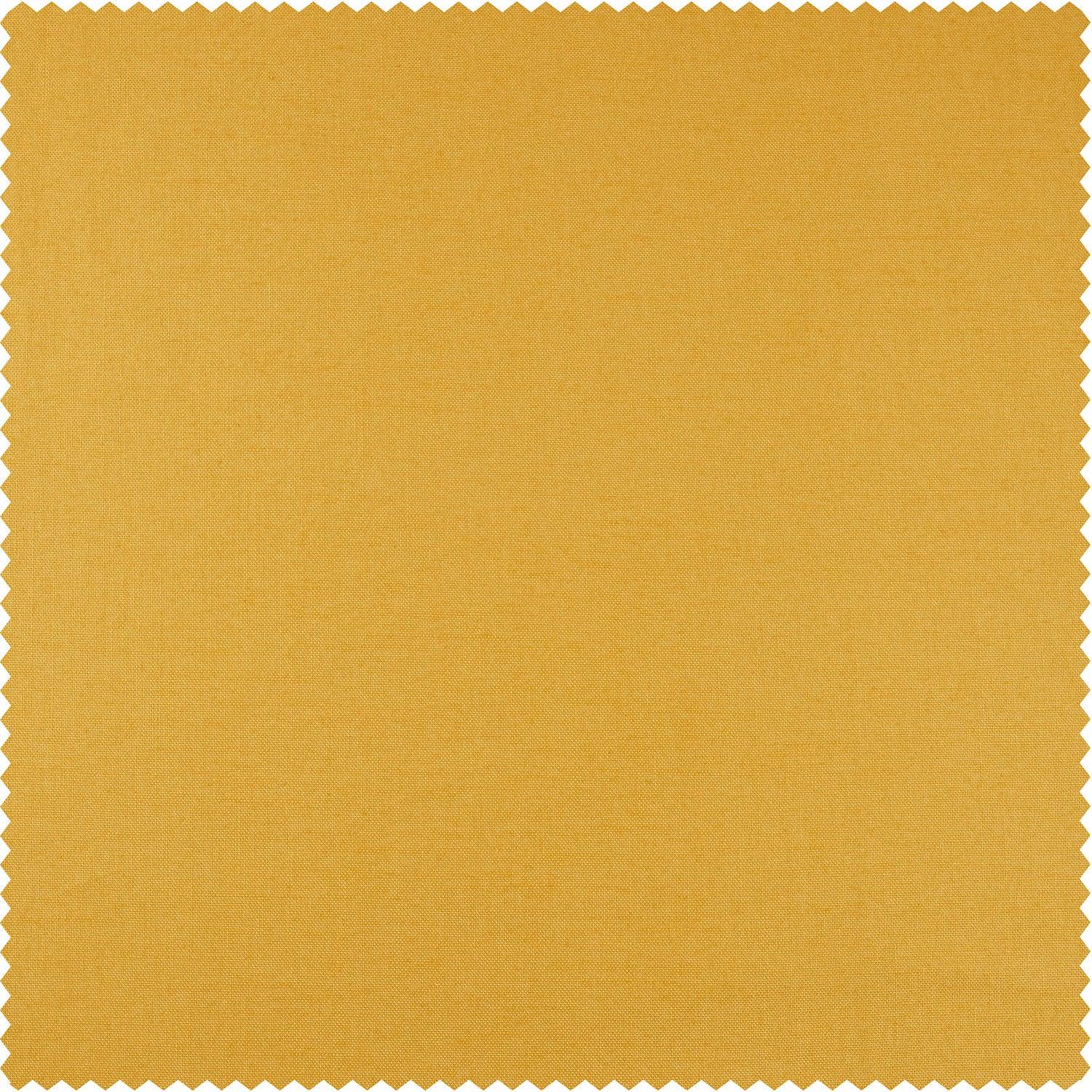 Ochre Dune Textured Cotton Custom Curtains - Premium Handmade Window Drapes for Living Room, Bedroom & Home Decor