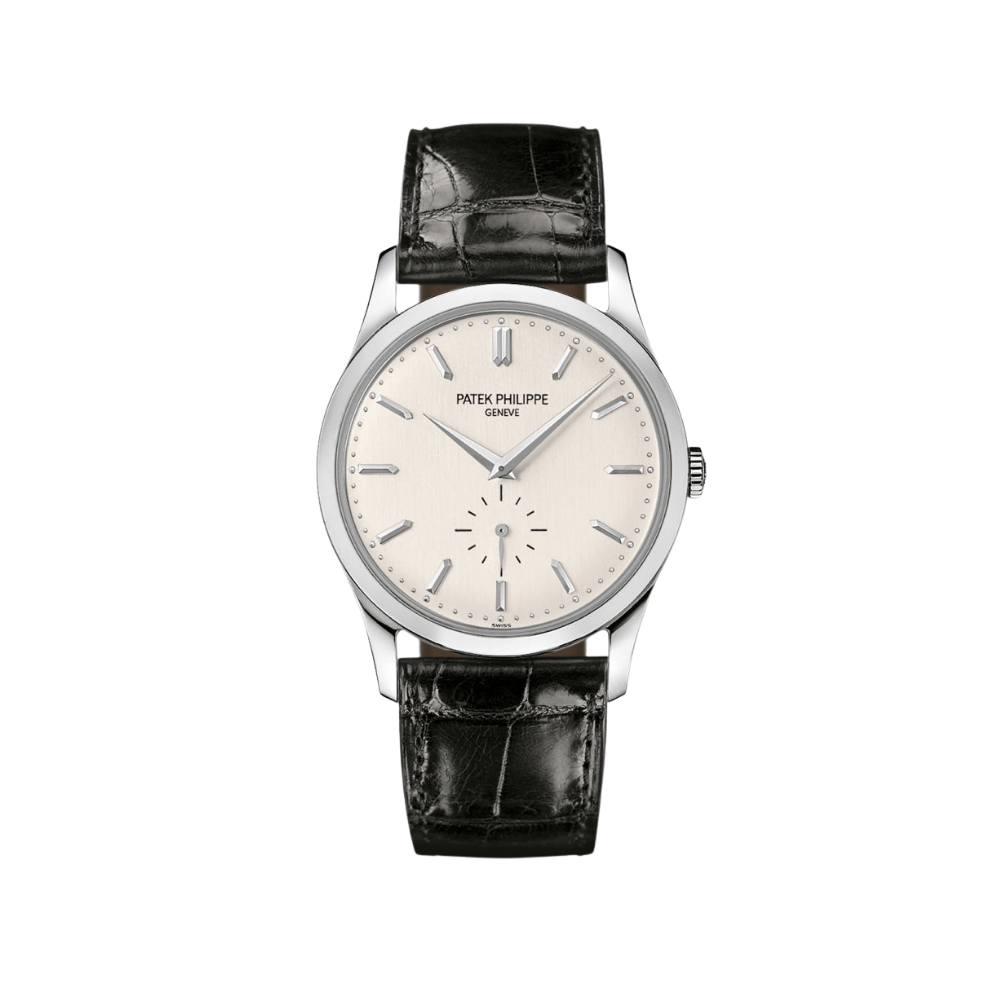 Patek Philippe Calatrava 5196G-001 Men's Manual Winding White Gold Dress Watch - Luxury Timepiece for Business, Formal Events & Special Occasions