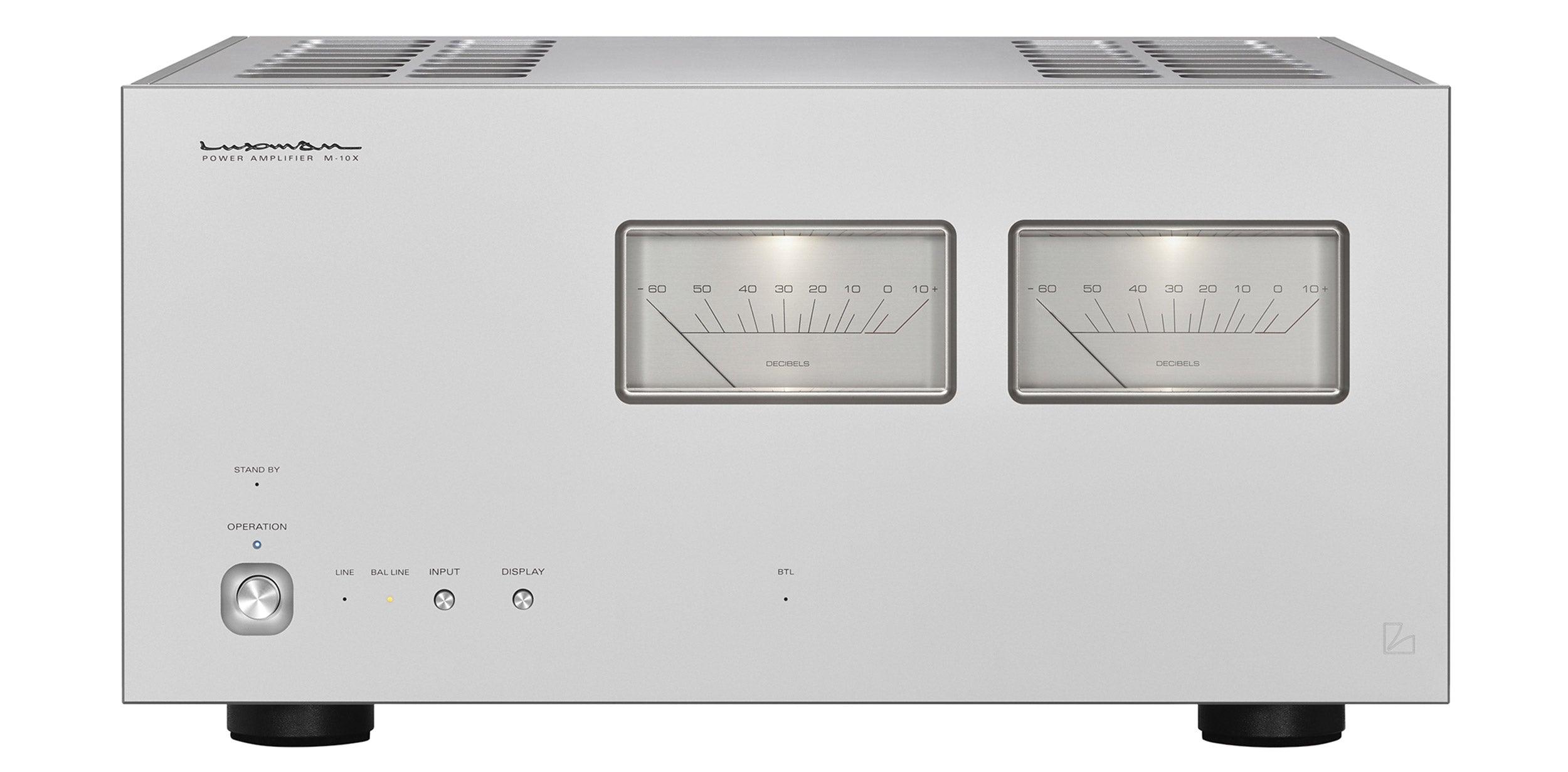Luxman M-10X High-End Power Amplifier - Premium Audio Amplifier for Home Theater & Hi-Fi Stereo Systems - Perfect for Audiophiles & Music Enthusiasts