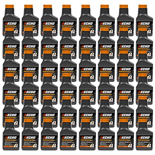 48PK Echo Oil 2.6 oz Bottles - Premium 2-Cycle Engine Oil Mix for 1 Gallon Gas - Power Blend 6450001 - Ideal for Chainsaws, Trimmers, and Outdoor Power Equipment