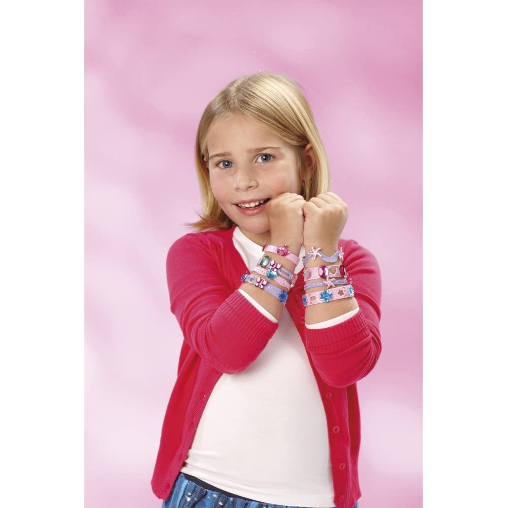 DIY Bracelet Making Kit for Kids & Adults - 500+ Beads, Charms & Elastic Strings - Creative Jewelry Craft Set for Parties, Gifts & Arts & Crafts Projects