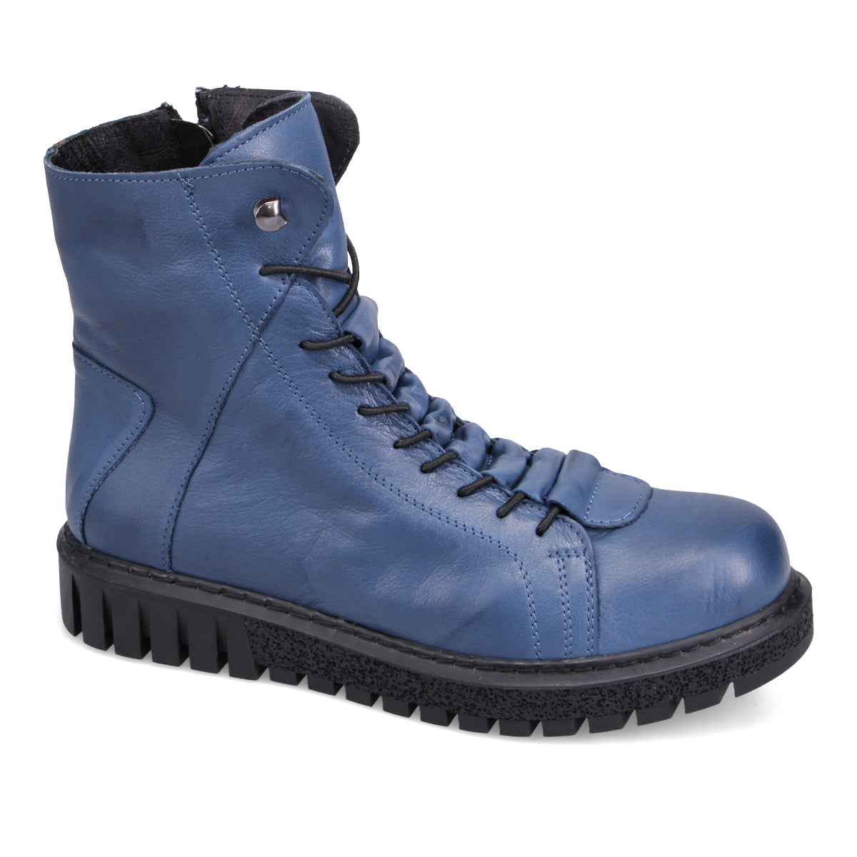 Buster Lace Up Boots for Men - Comfortable & Stylish Leather Work Boots with Anti-Slip Sole - Perfect for Construction, Hiking & Outdoor Activities