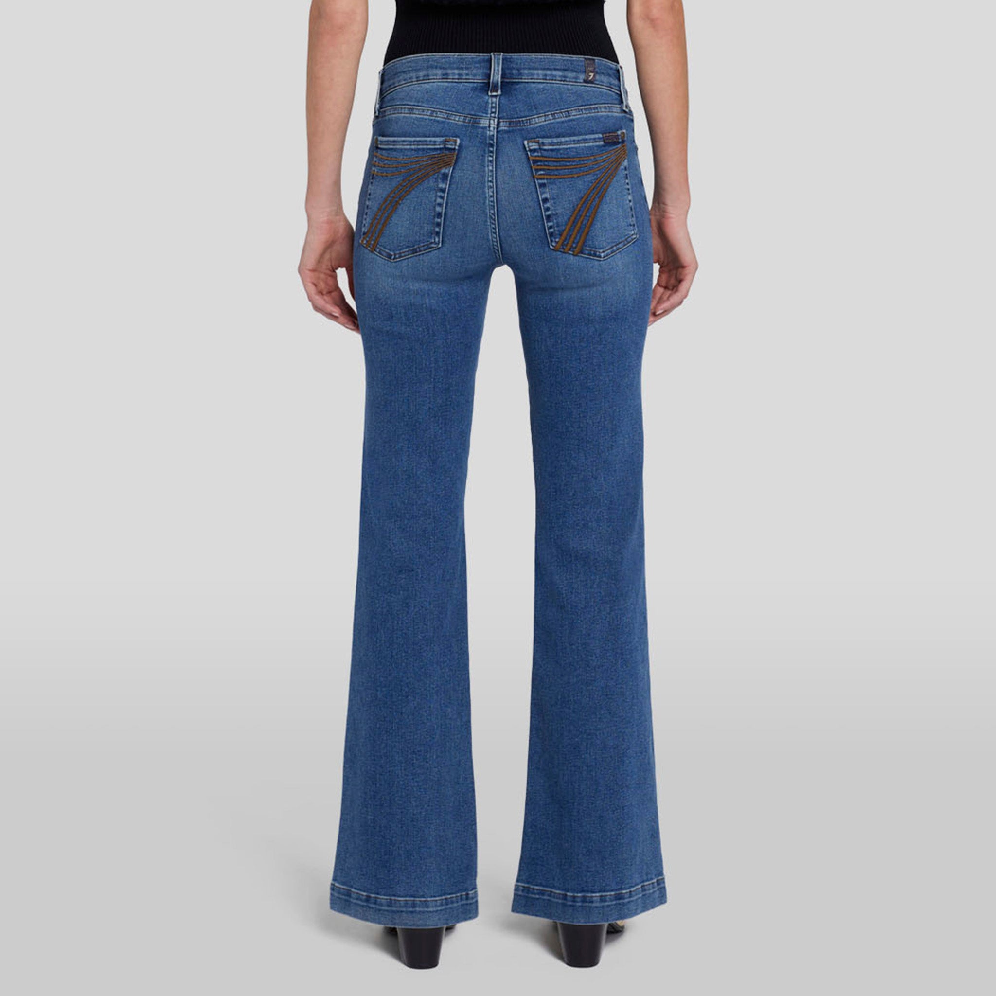 7 For All Mankind Women's Clara Dojo Trouser - Premium Stretch Skinny Jeans for Women | Comfortable & Stylish High-Waisted Pants | Perfect for Work, Casual Outings & Night Events