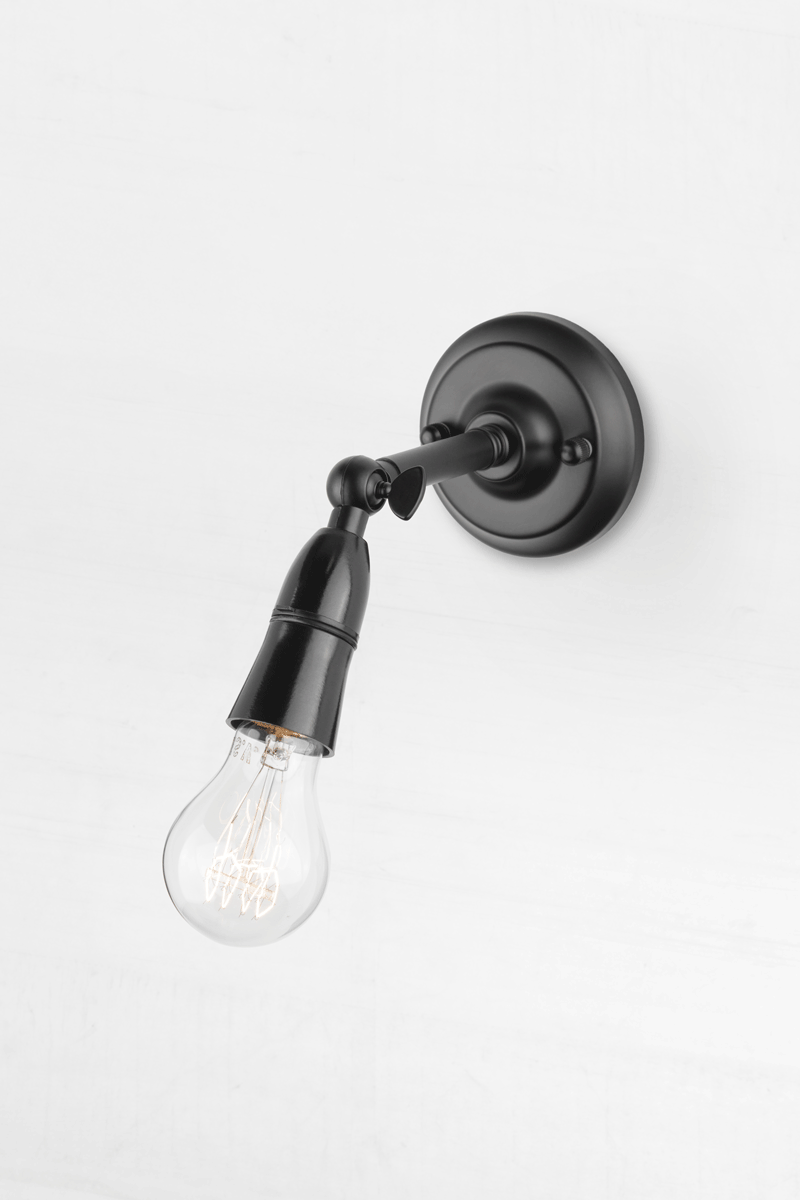 Outdoor Swivel Arm Wall Sconce Light Fixture with B22 Lamp Holder - Waterproof Porch Lighting for Patio, Garden, and Entryway